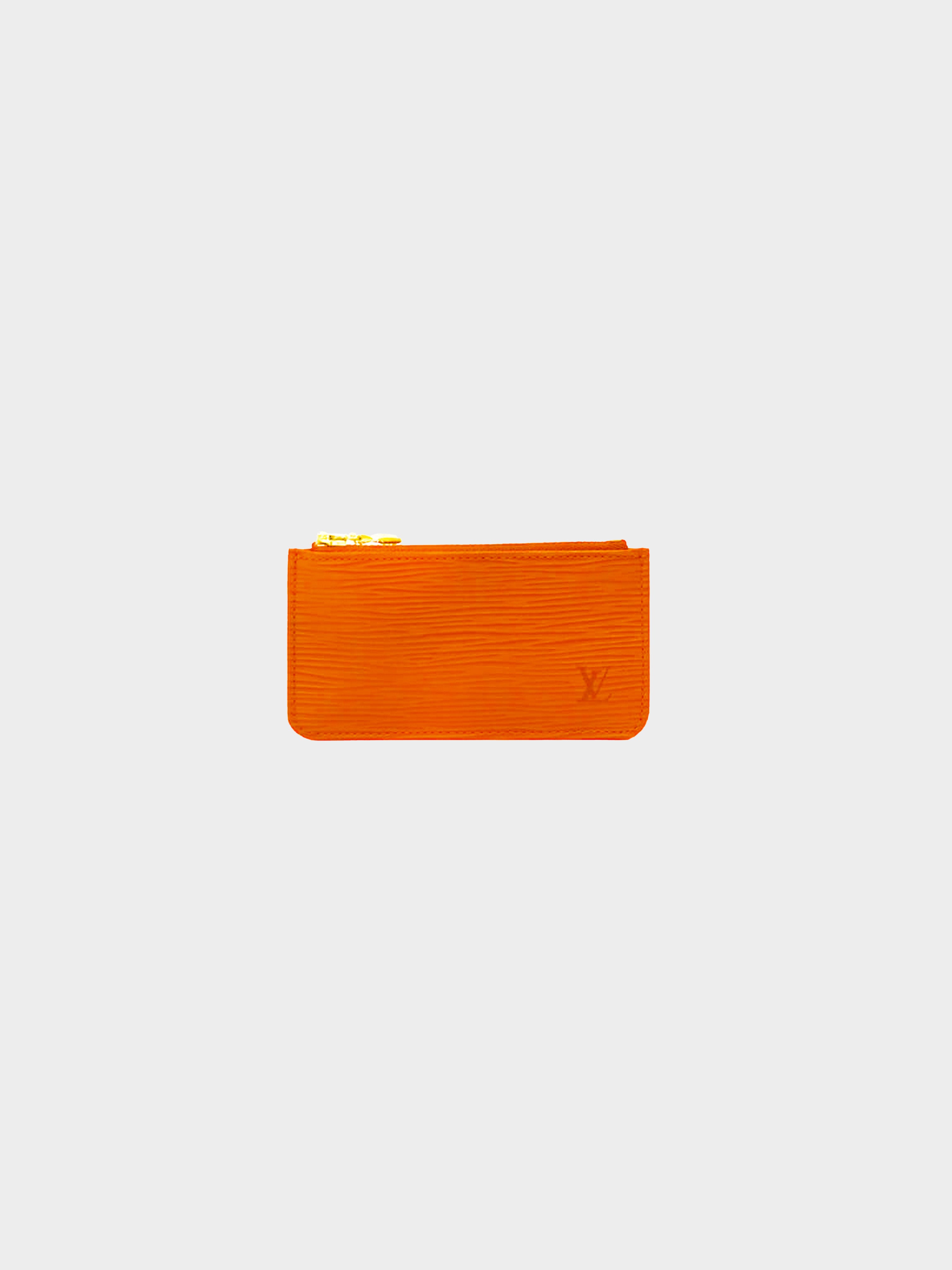 Louis Vuitton 1996 Burnt Orange Epi Cardholder · INTO