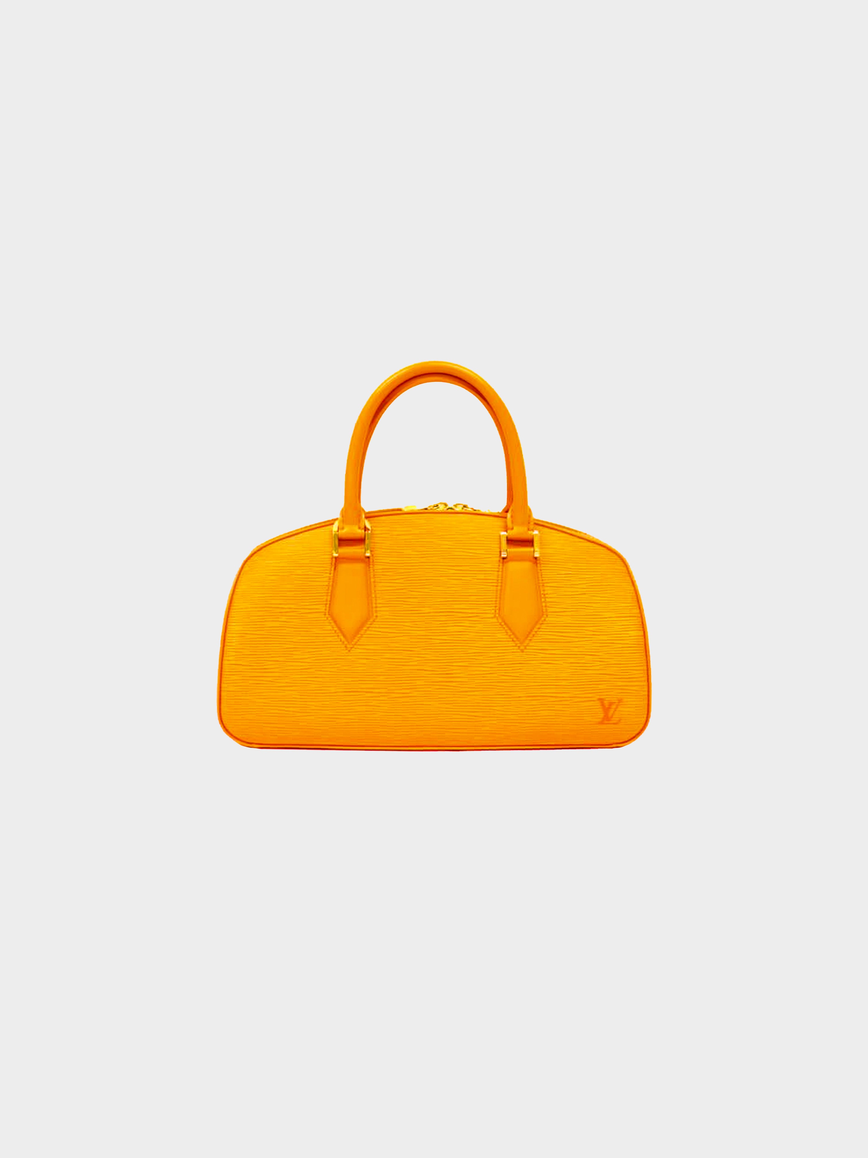 orange and white louis vuitton bag