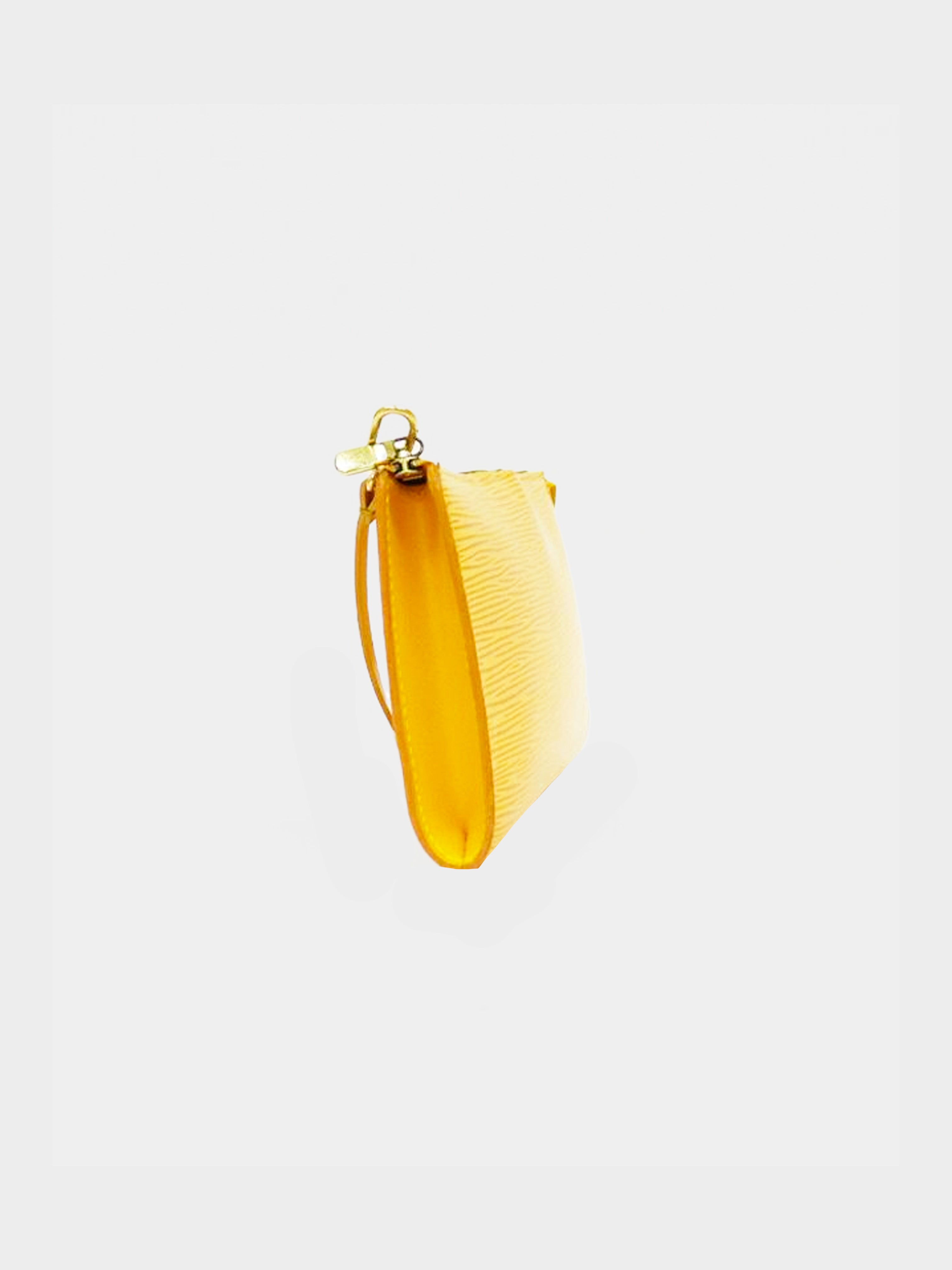 LOUIS VUITTON Epi Pochette Accessoires Pouch Yellow M52989
