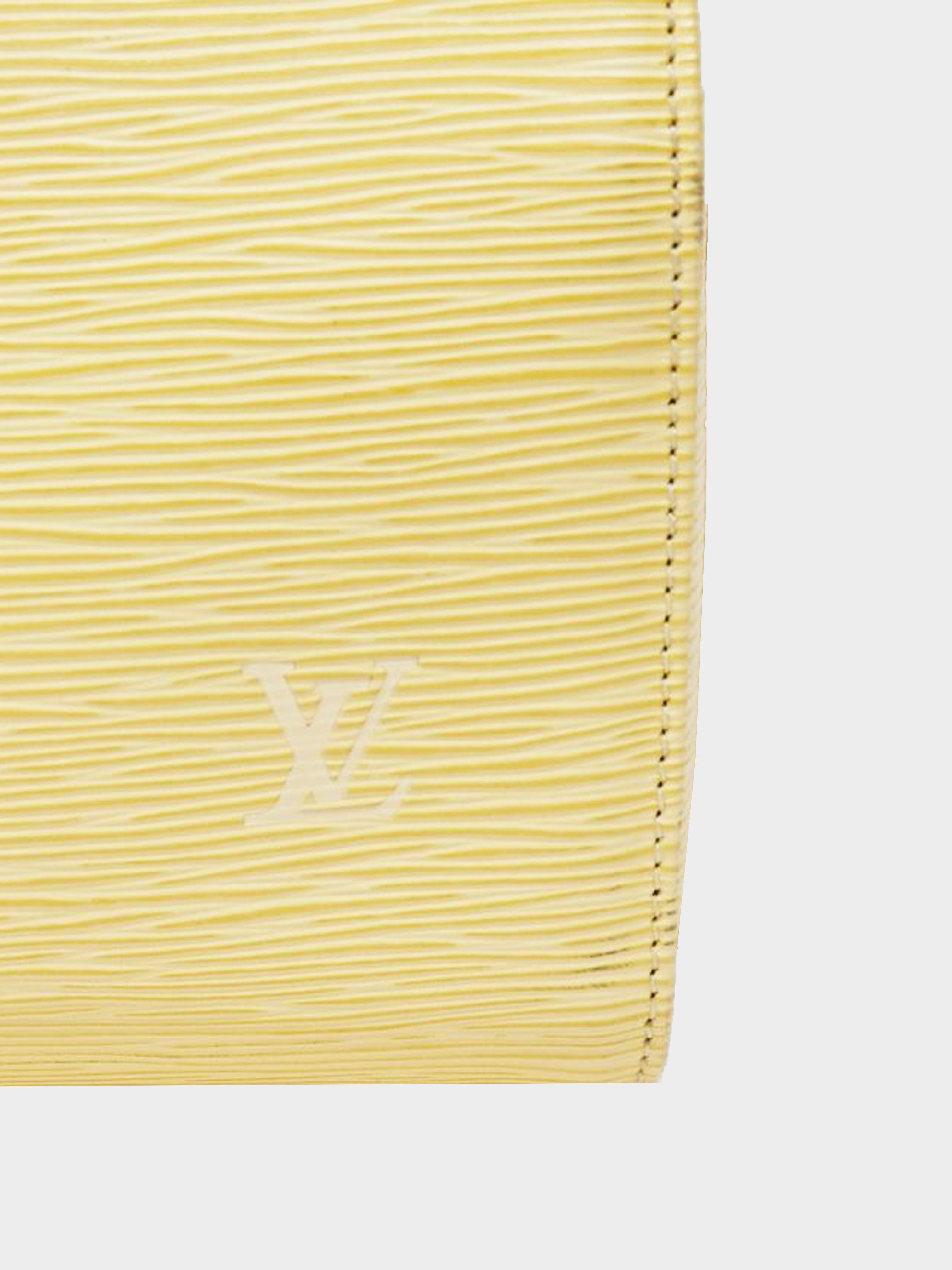 Louis Vuitton 2000 Pale Yellow Speedy 25 · INTO