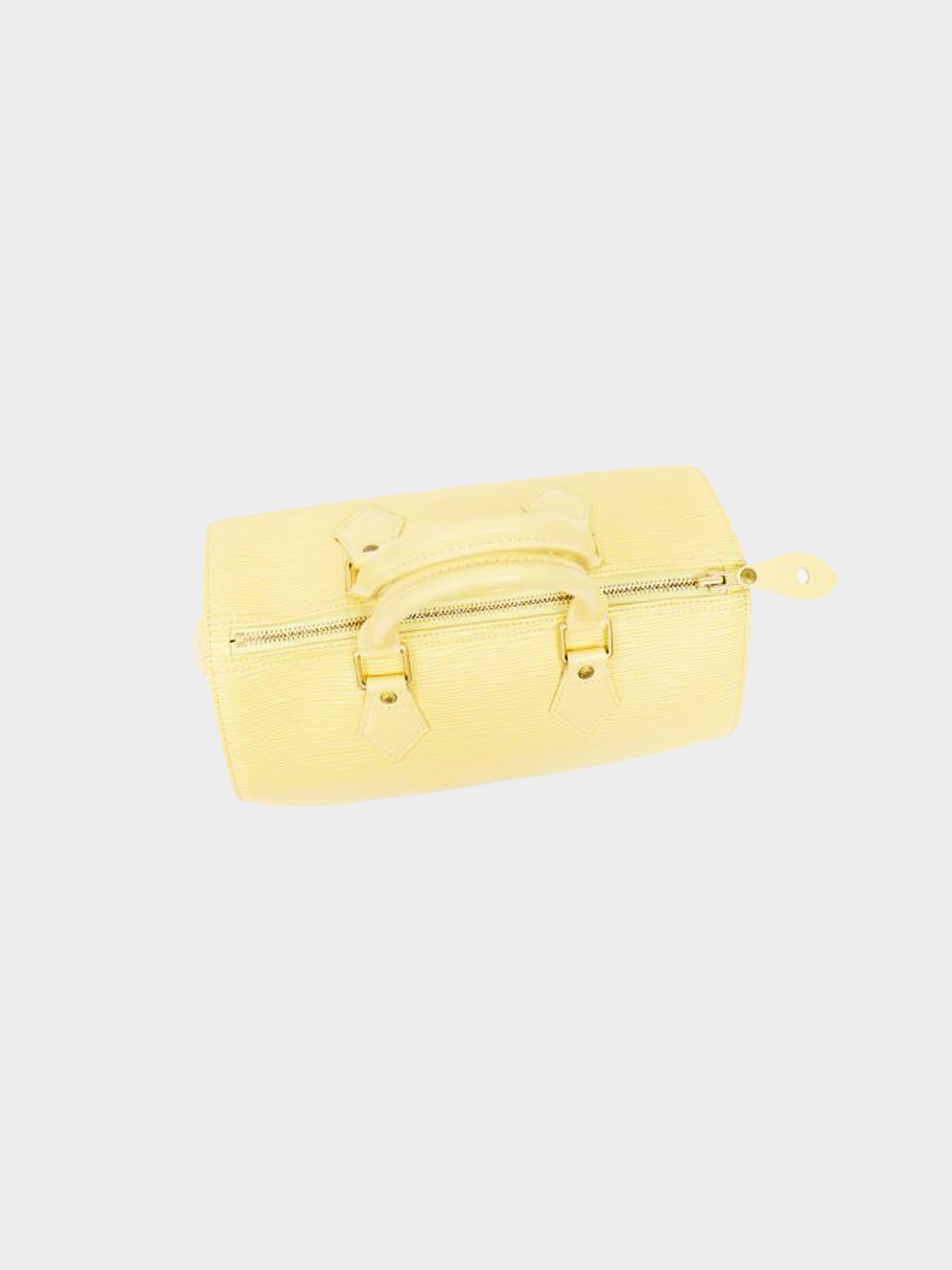 Louis Vuitton 1996 Yellow Speedy 25 · INTO