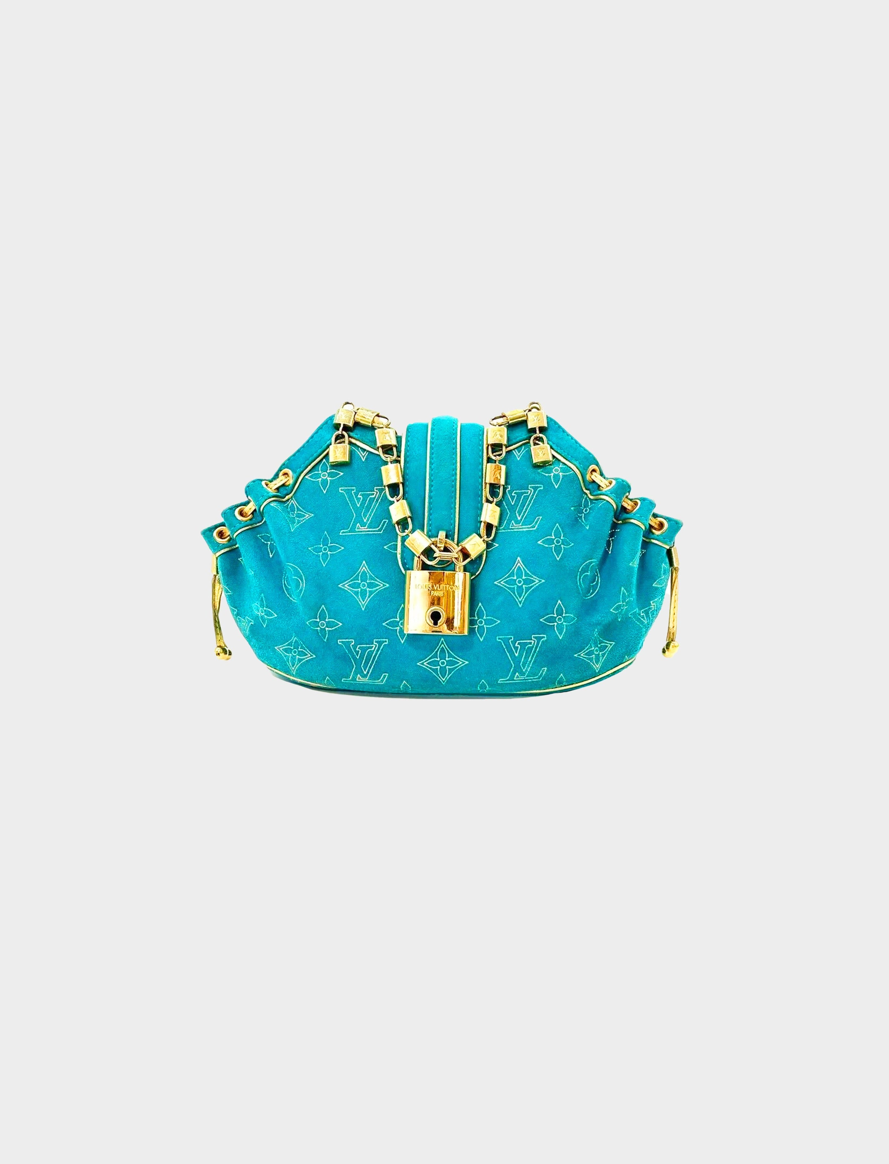 Louis Vuitton 2004 Rare Turquoise Theda Bag · INTO