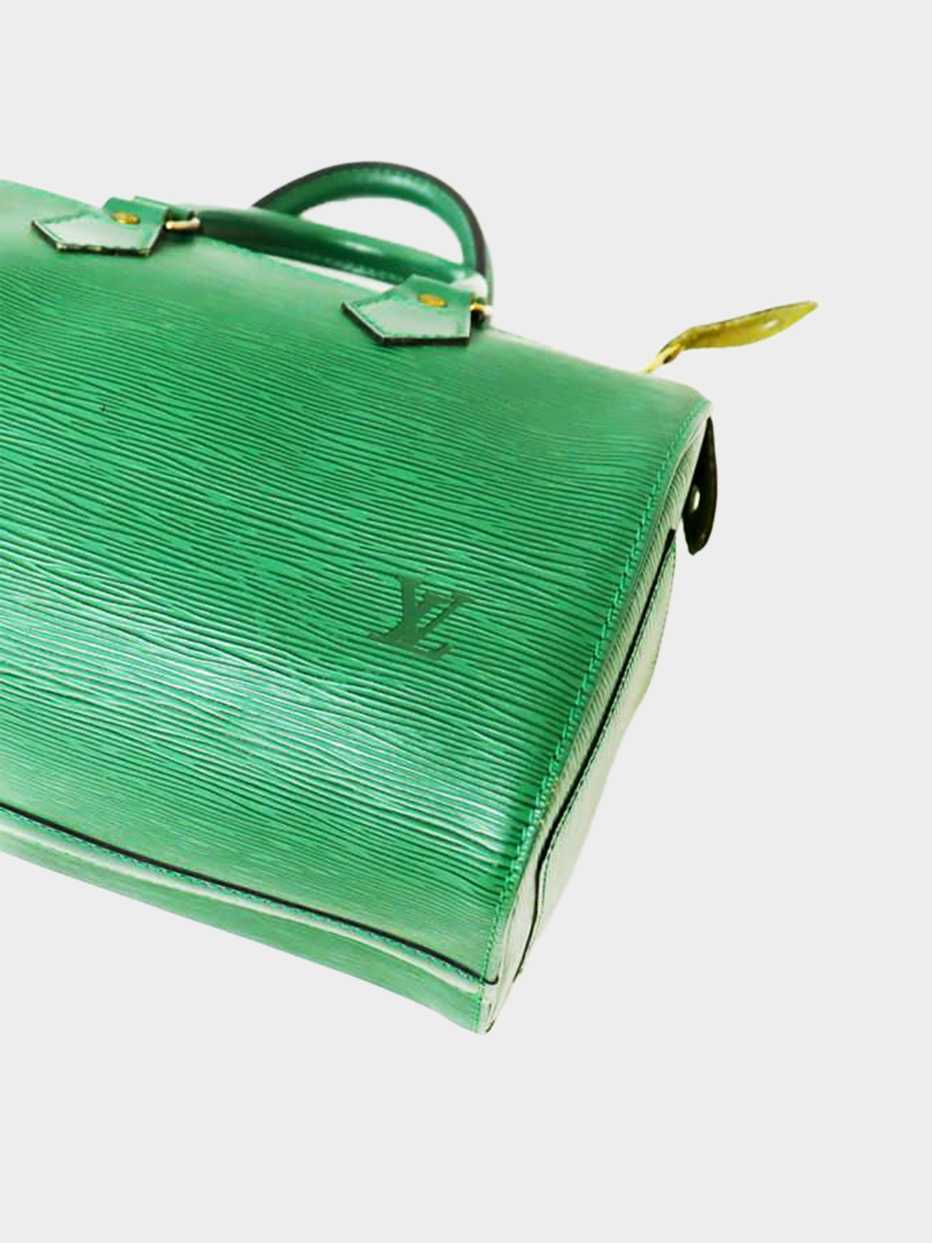 Louis Vuitton Green Epi Leather Speedy 30 Handbag