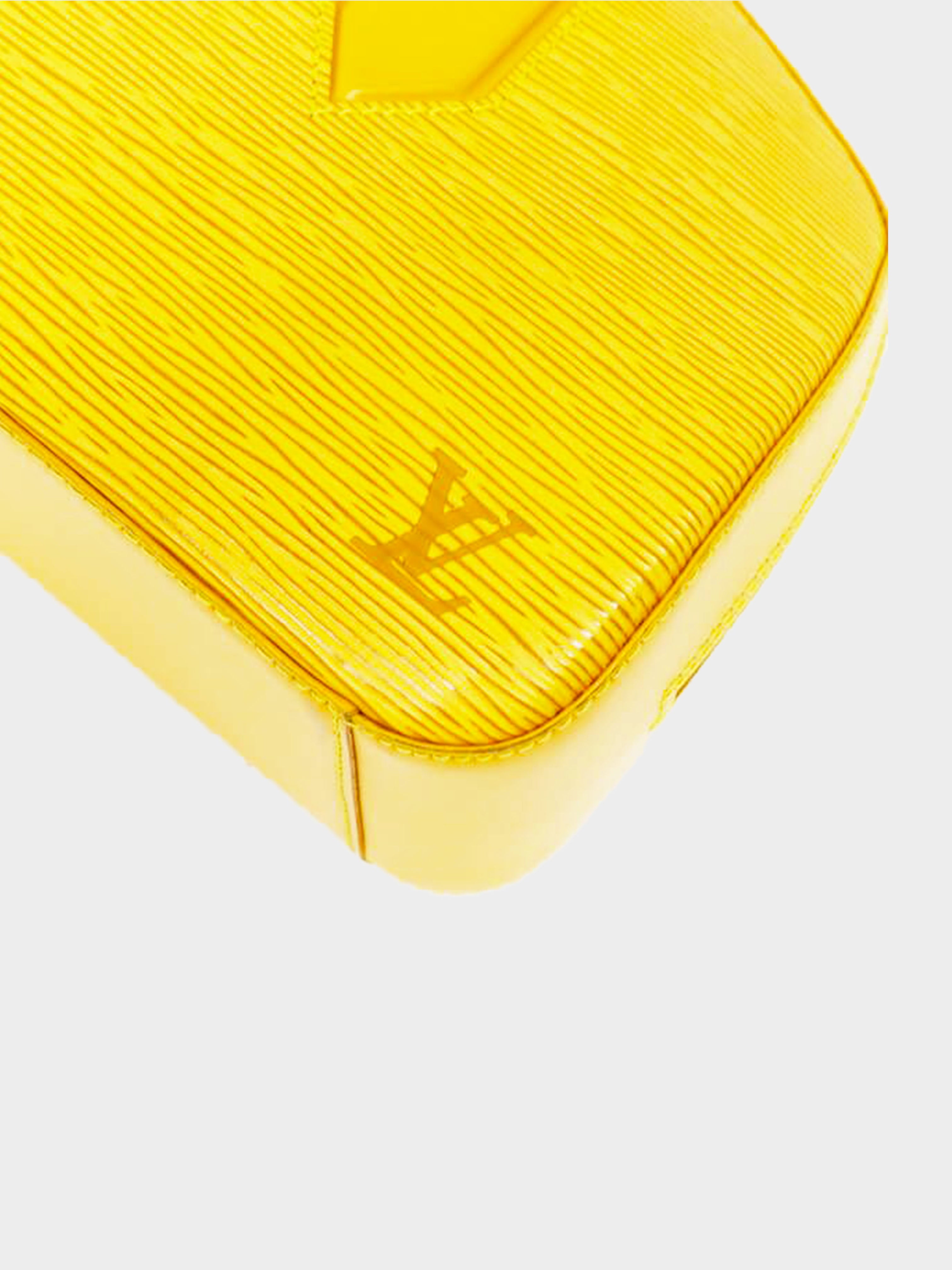 lv yellow wallet