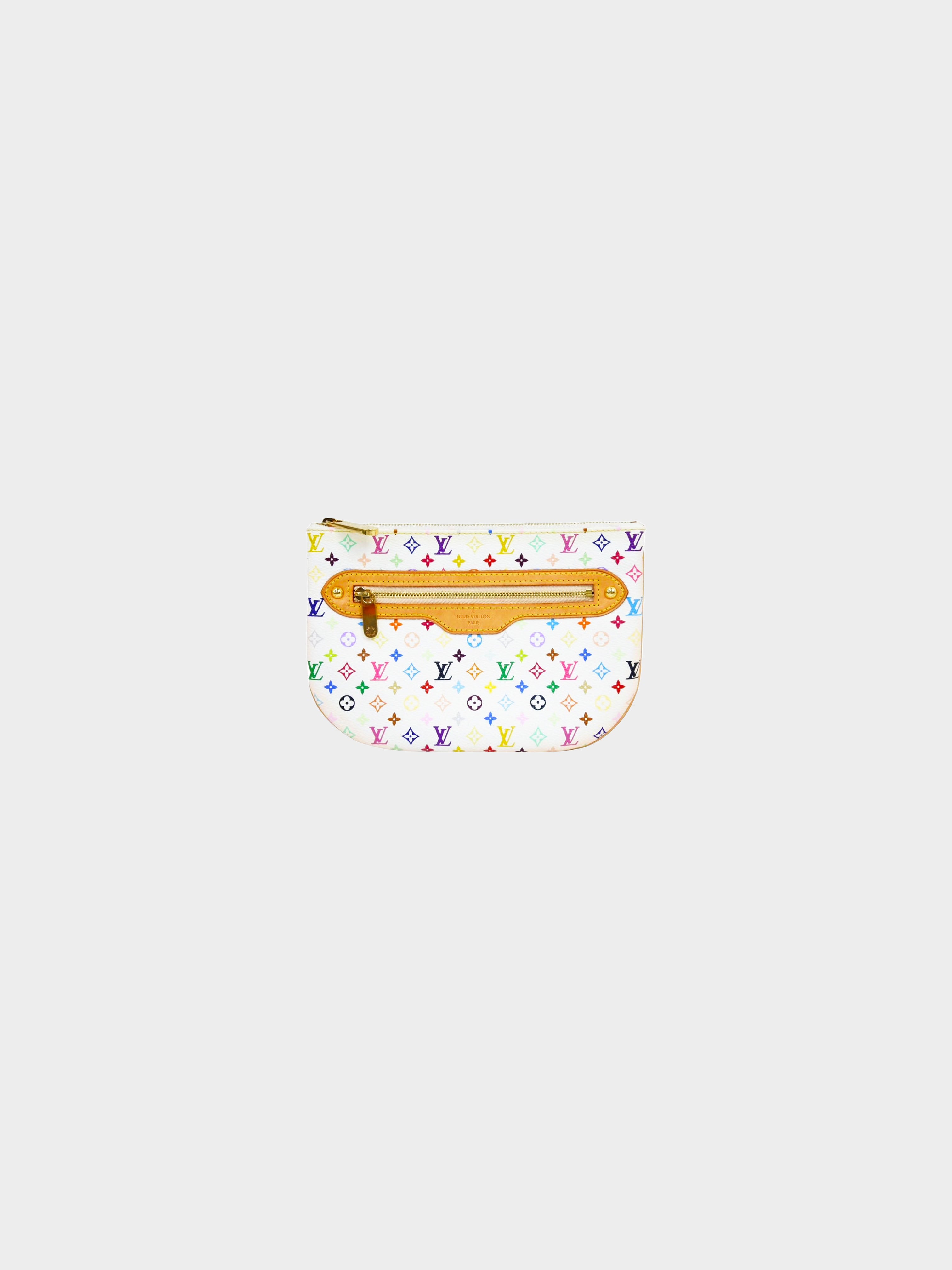 Louis Vuitton 2005 Monogram Multicolor Pochette GM Pouch · INTO