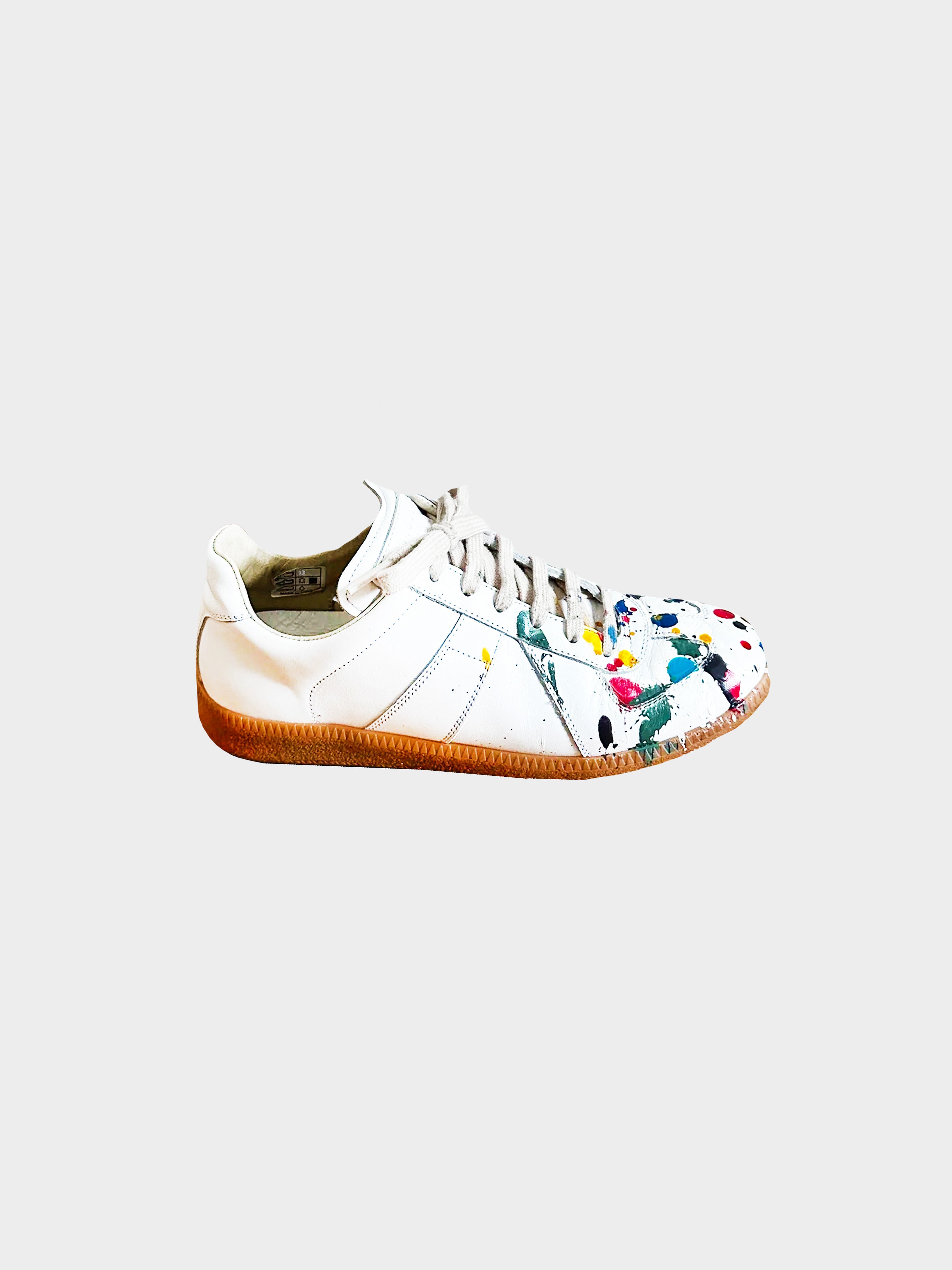 Maison Martin Margiela Pre-Fall 2012 Replica Paint Splatter Sneakers