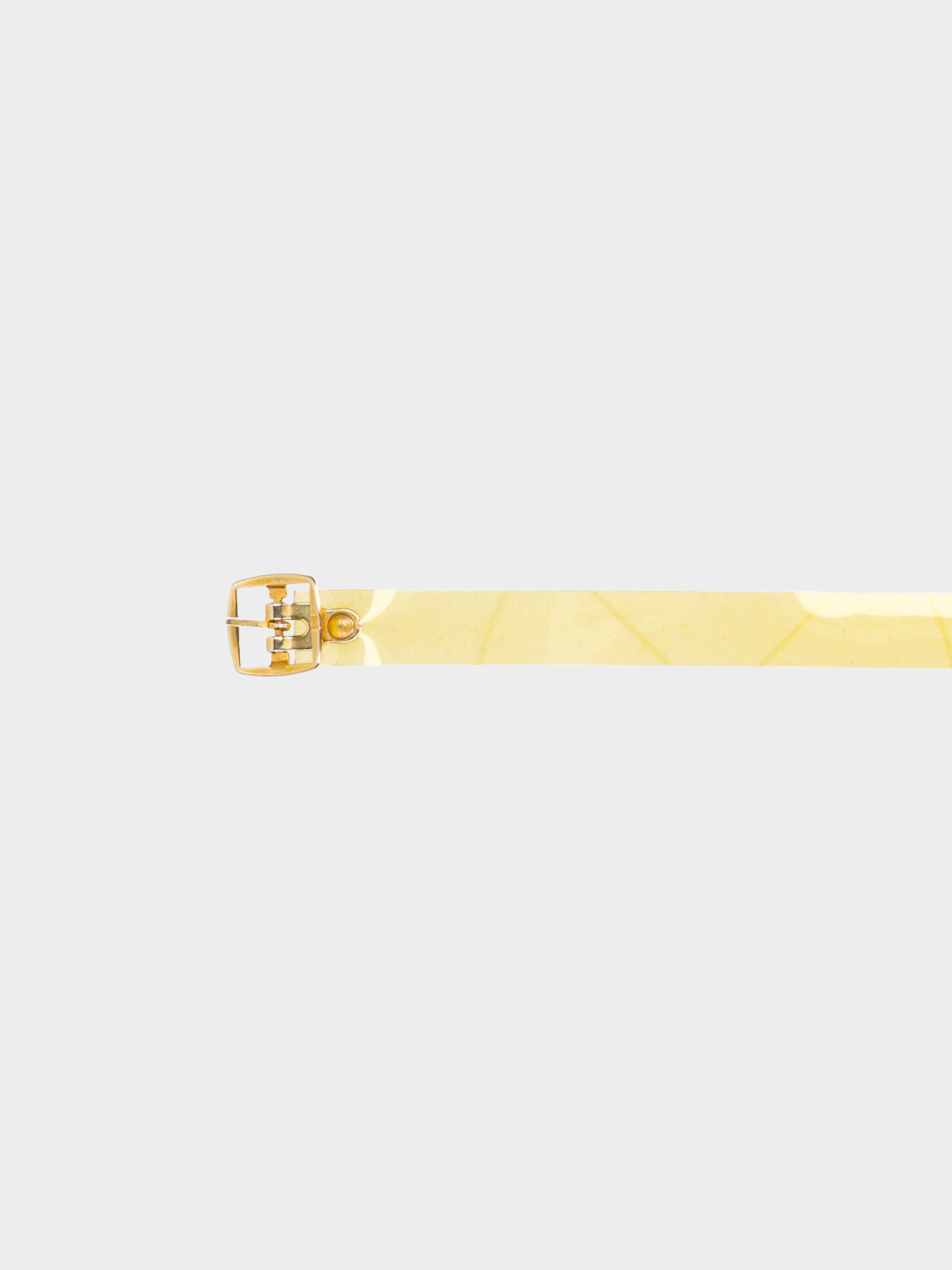 Maison Martin Margiela SS 1996 Yellow Transparent Belt