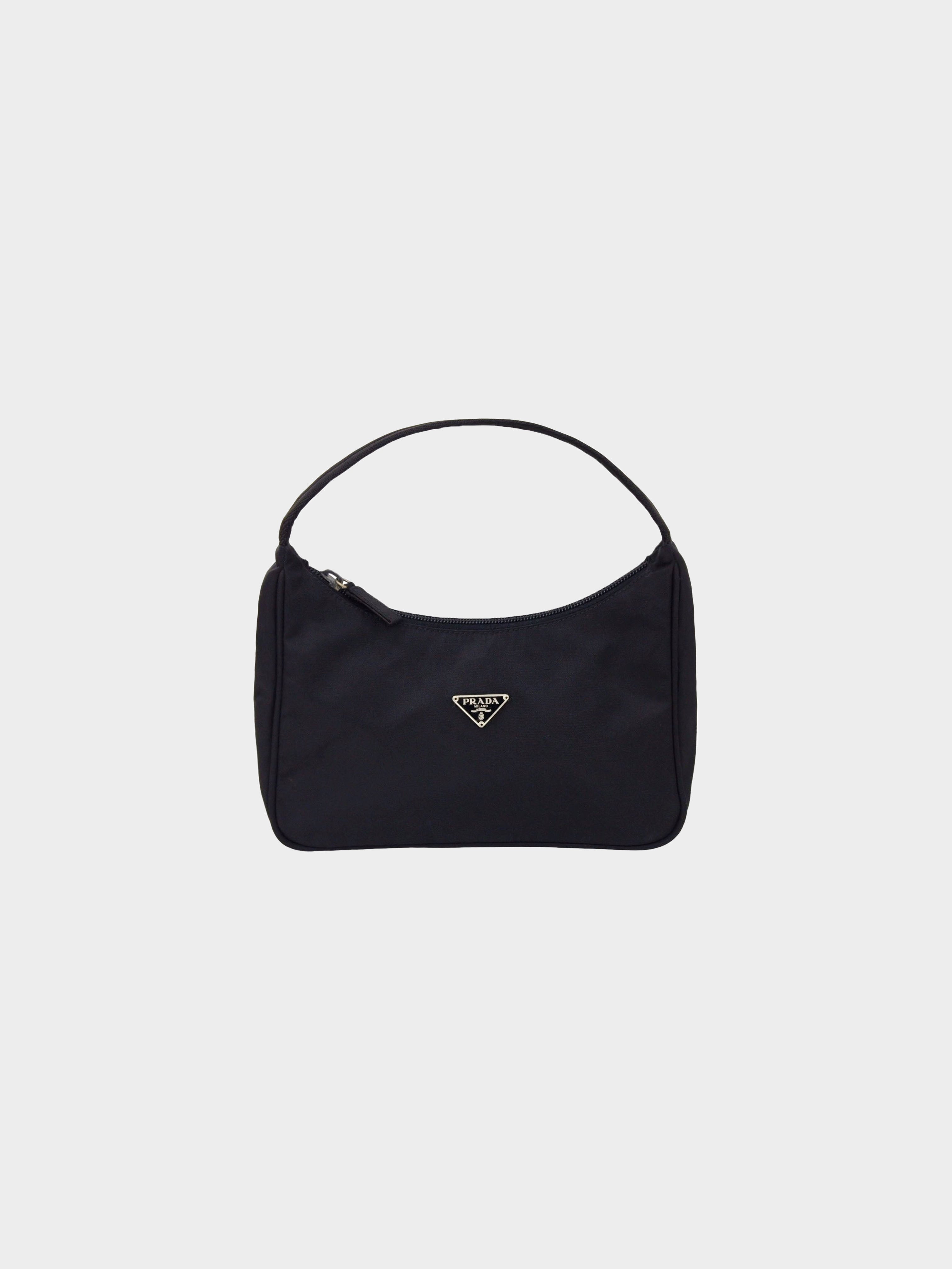 Prada Tessuto Shoulder Bag Black