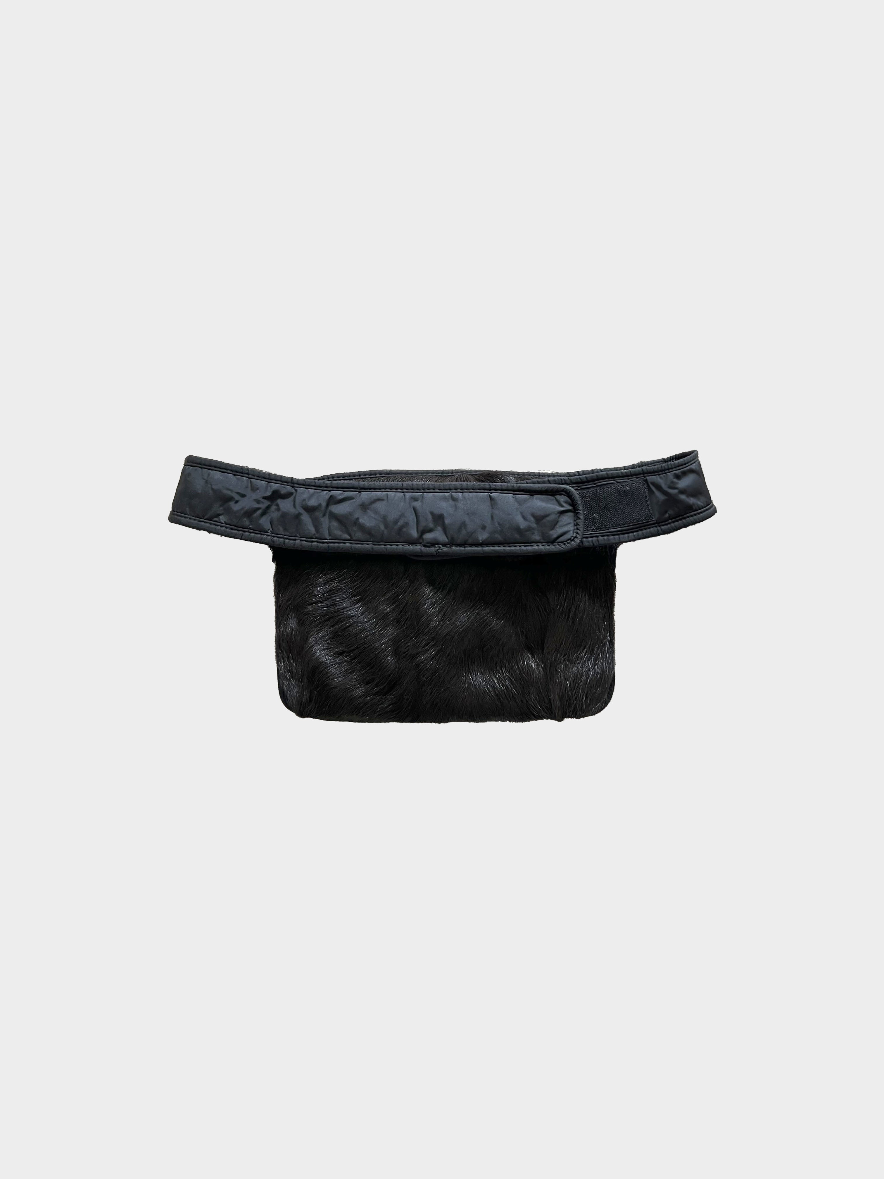 Prada SS 1999 Fur Belt Bag