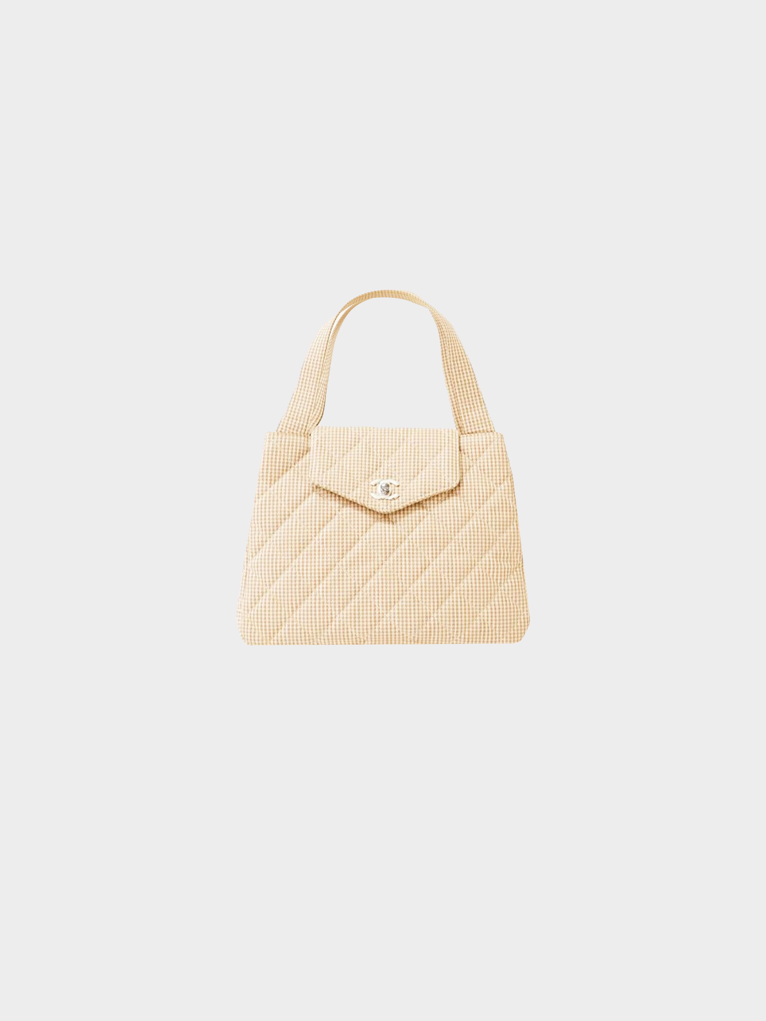 Chanel 1997 Vintage Quilted Square Tote Bag · INTO