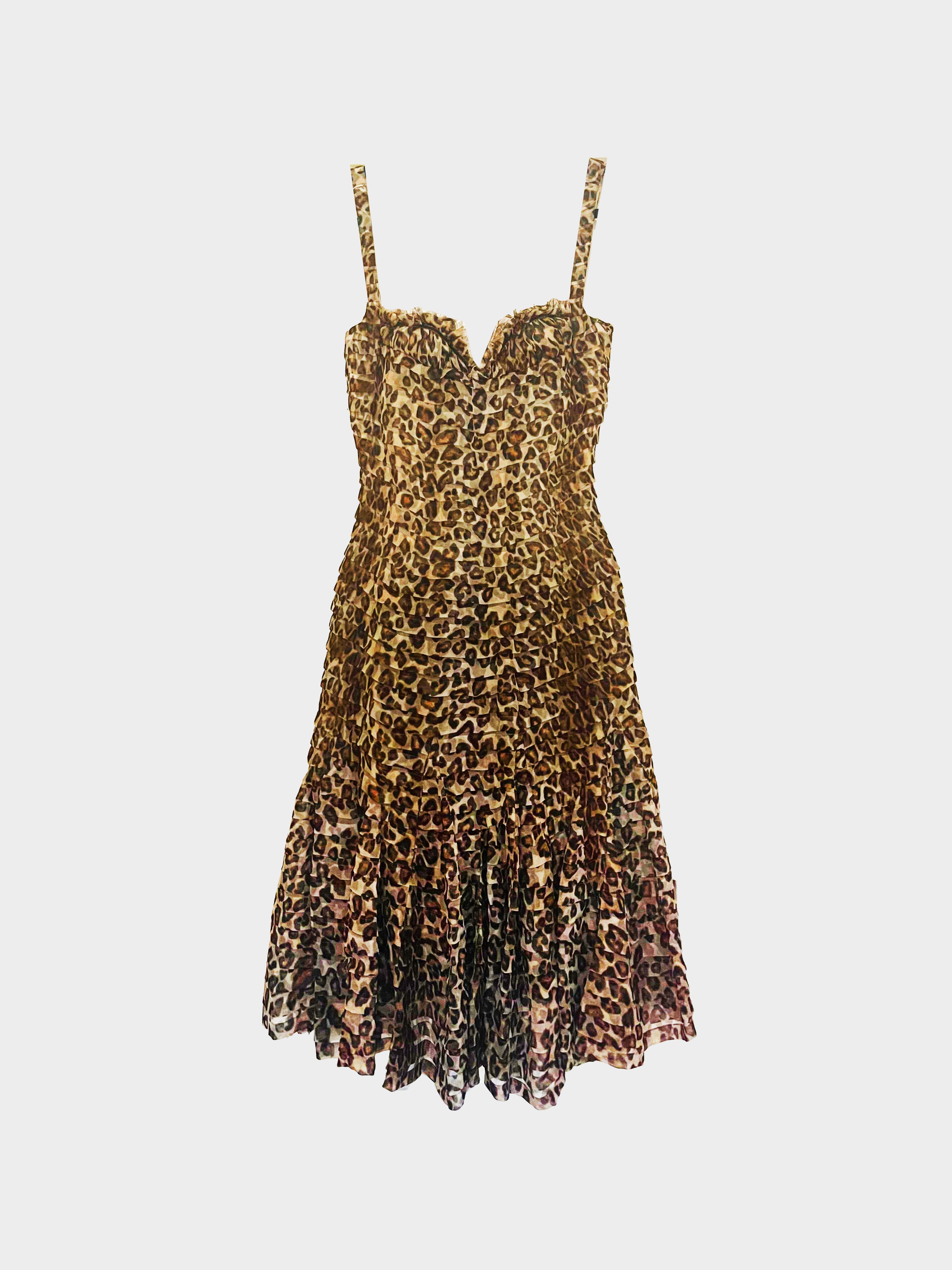 Alexander McQueen FW 2005 Leopard Print Dress