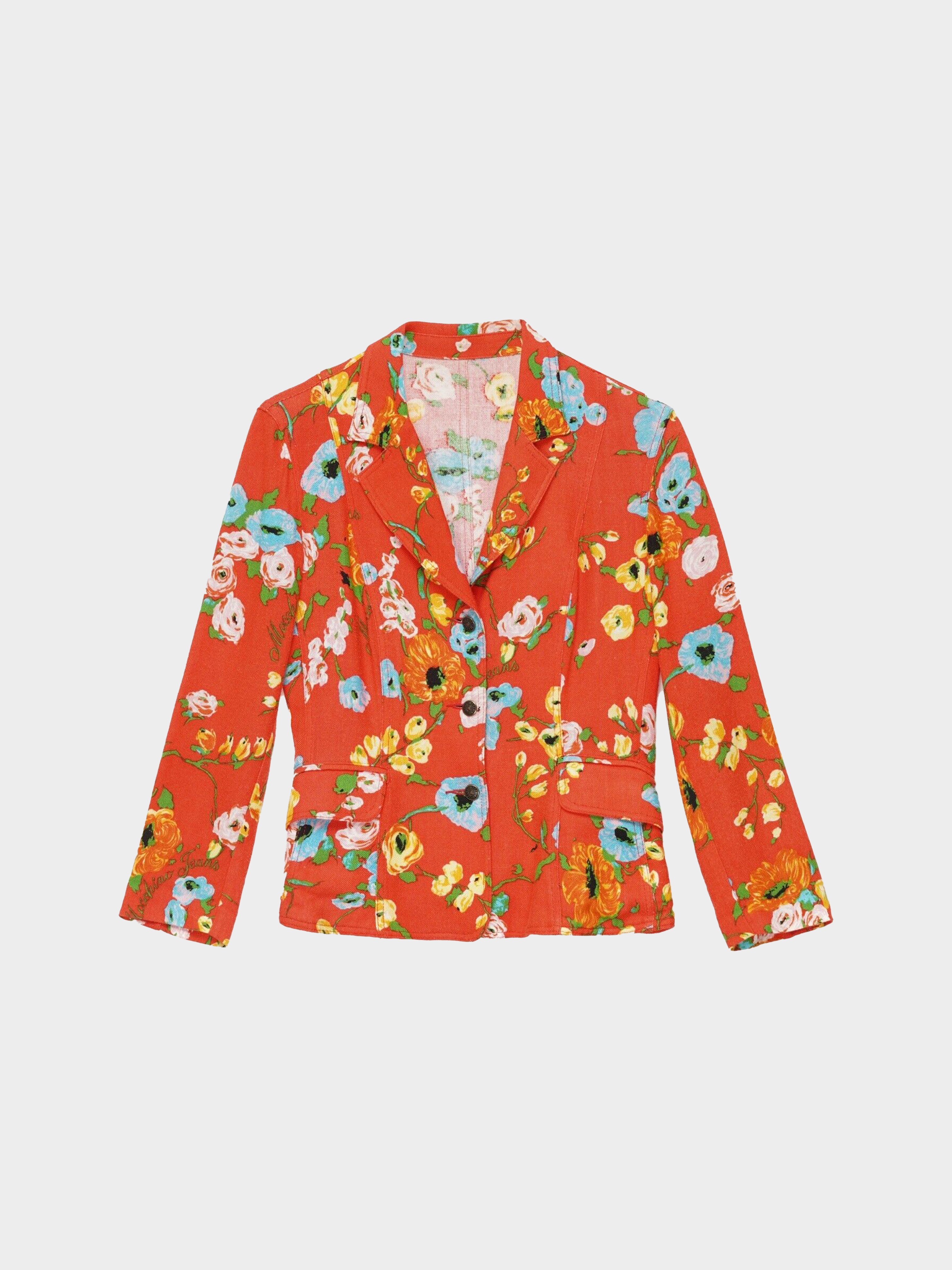 Moschino Jeans 2010s Multicolor Blazer Jacket