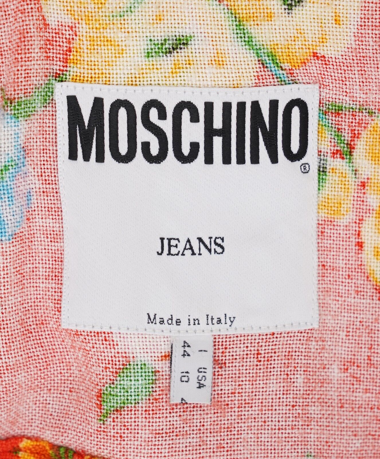 Moschino Jeans 2010s Multicolor Blazer Jacket