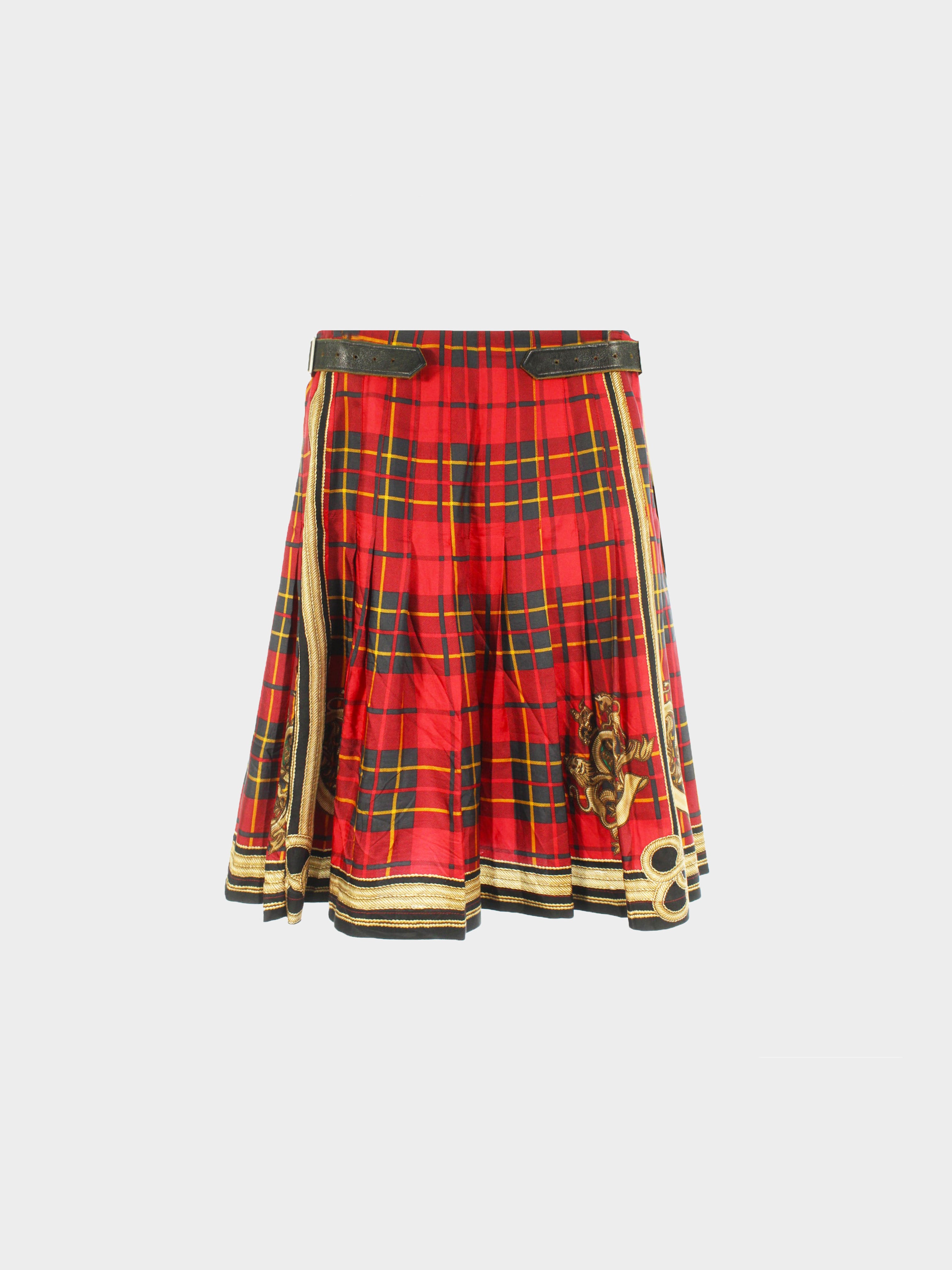 Comme des Garçons AW Homme Plus 1999 Runway Check Skirt · INTO