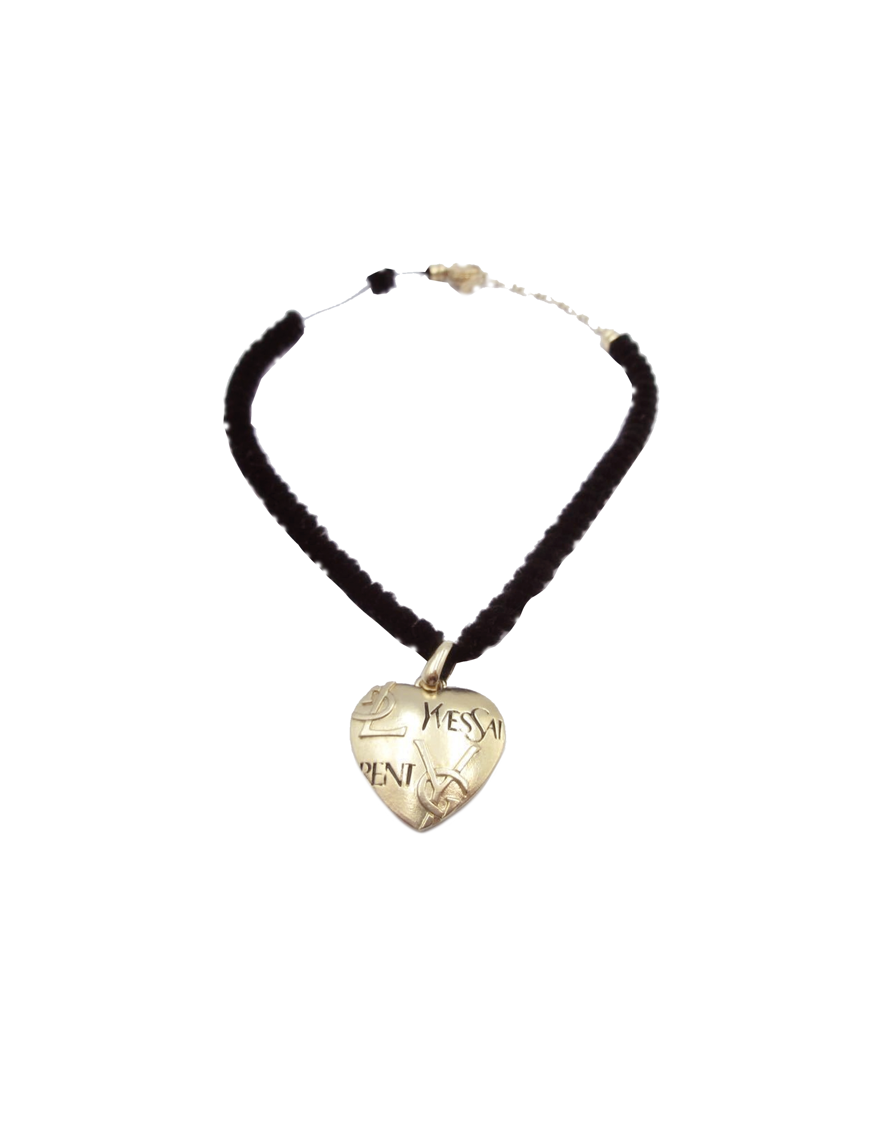 Yves Saint Laurent 1990s Gold Heart Earrings · INTO