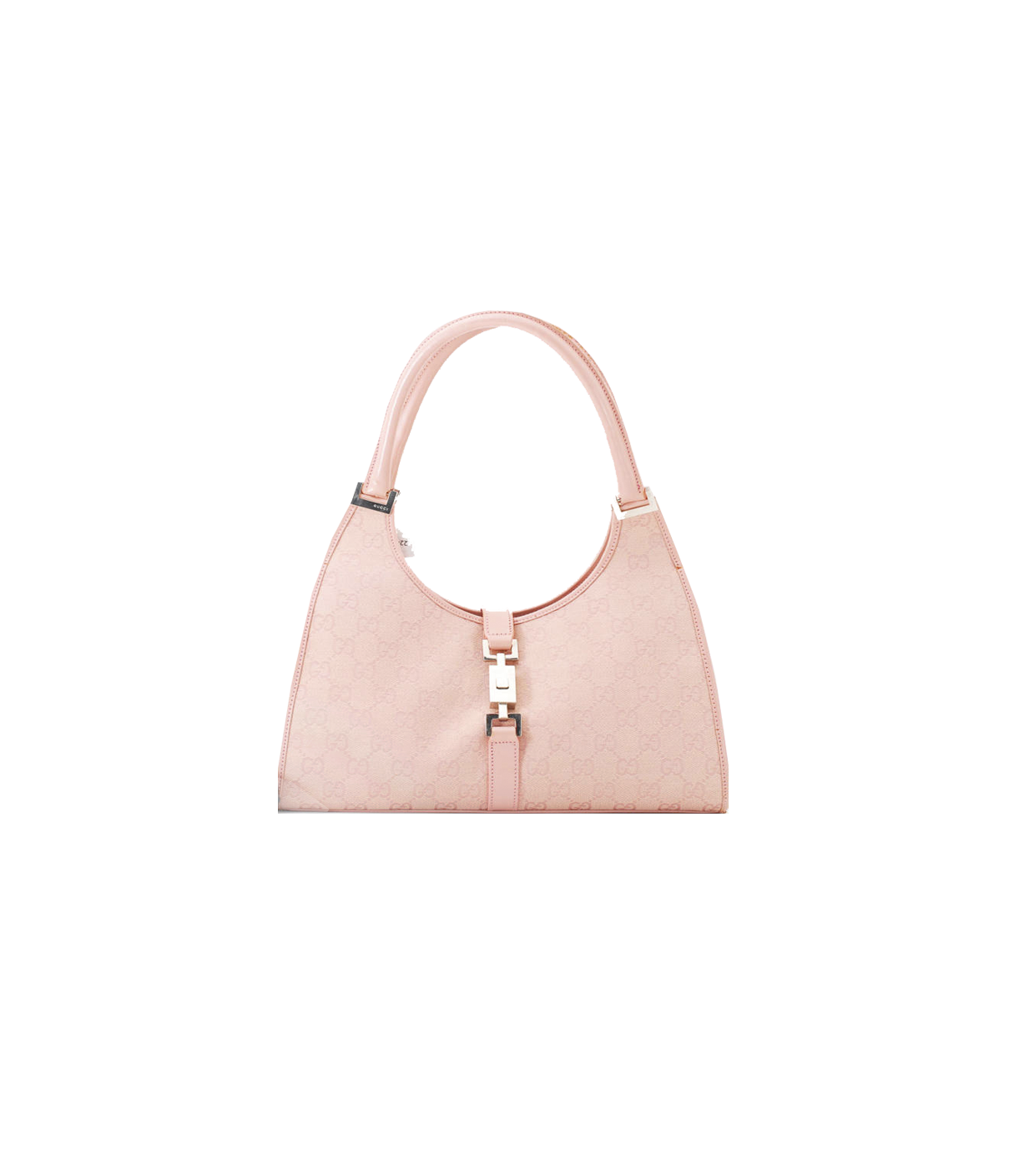 Gucci 2000s Monogram Jackie Leather Handbag