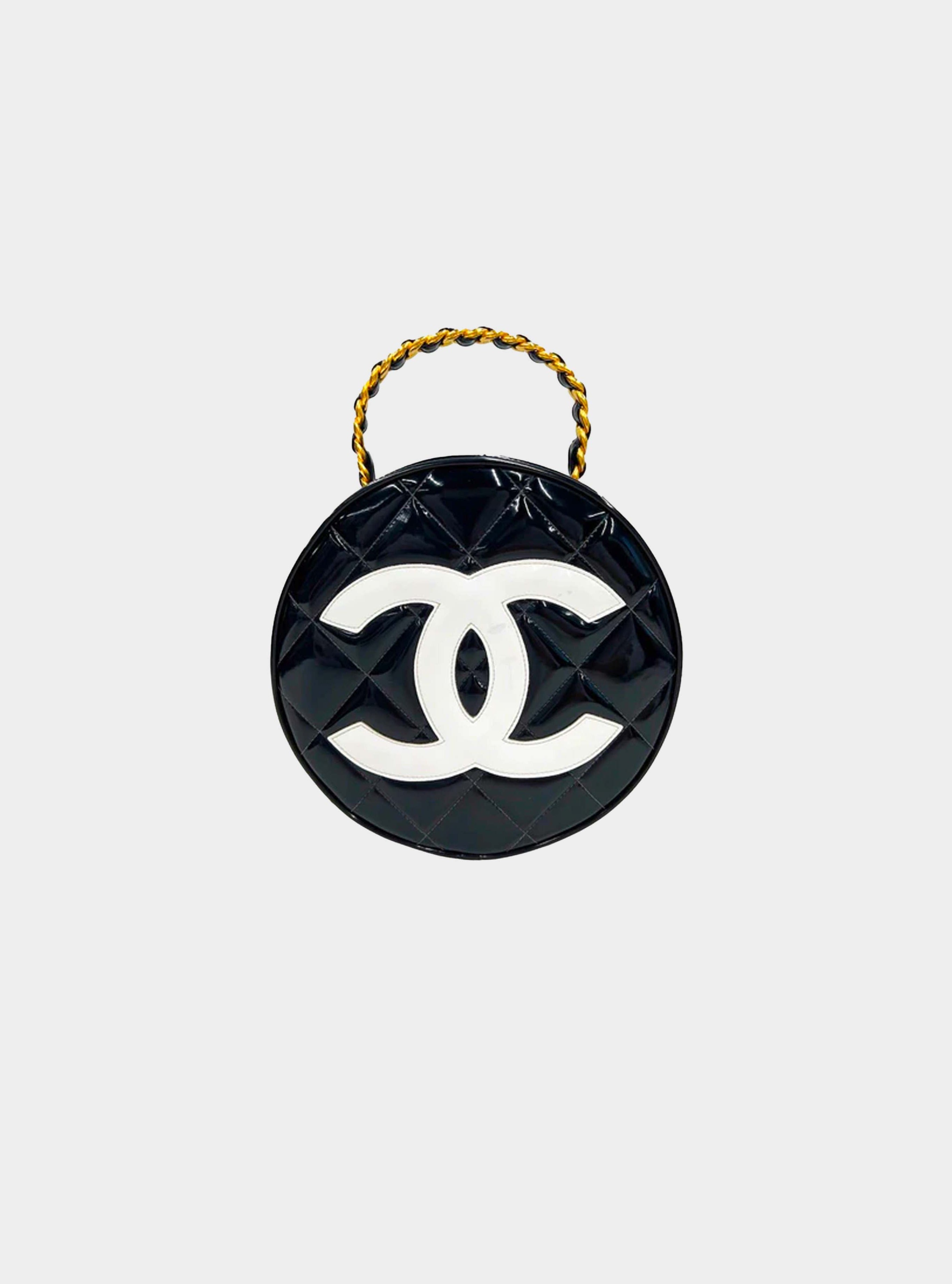 Chanel 1995 Vanity Matelasse Coco Handbag