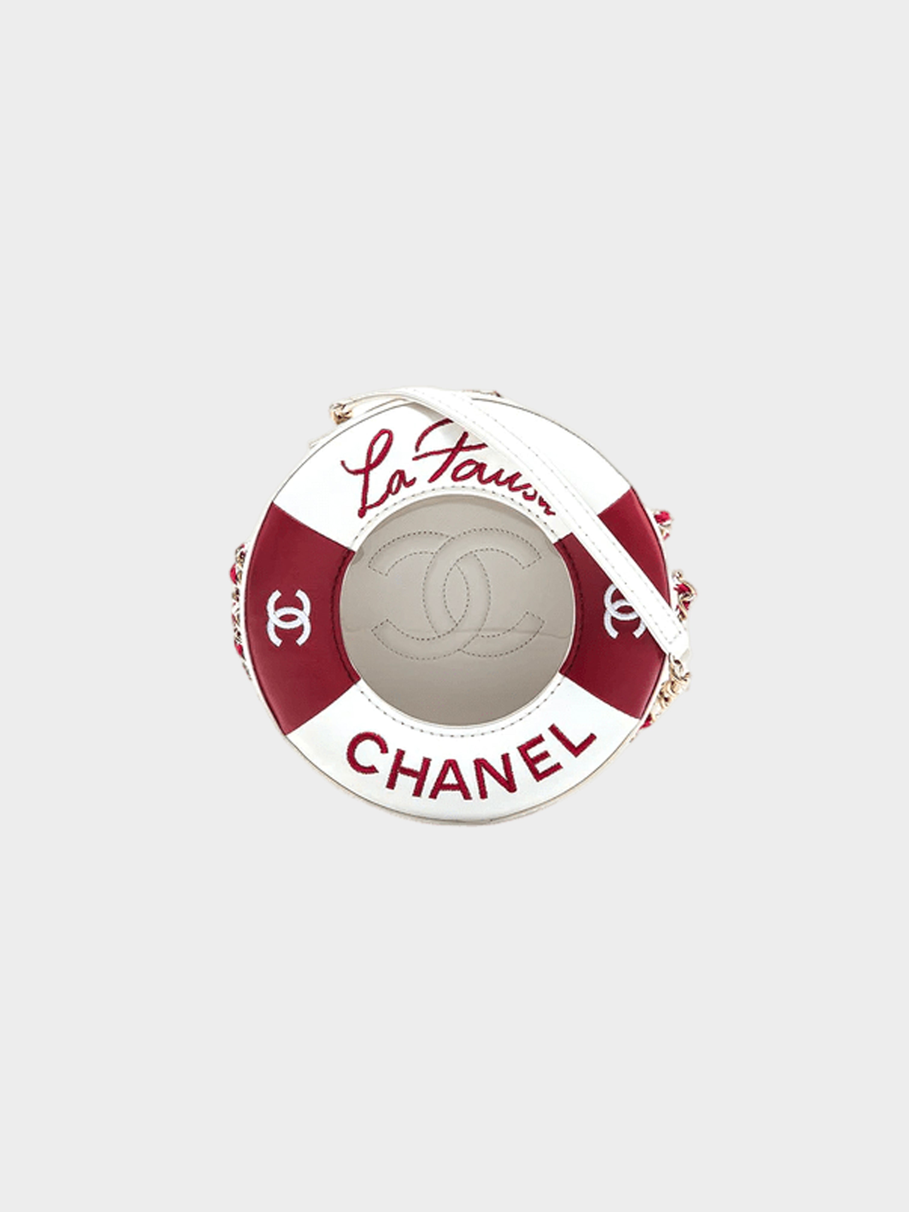 Chanel Lambskin Coco Lifesaver Round Bag Black - One Color