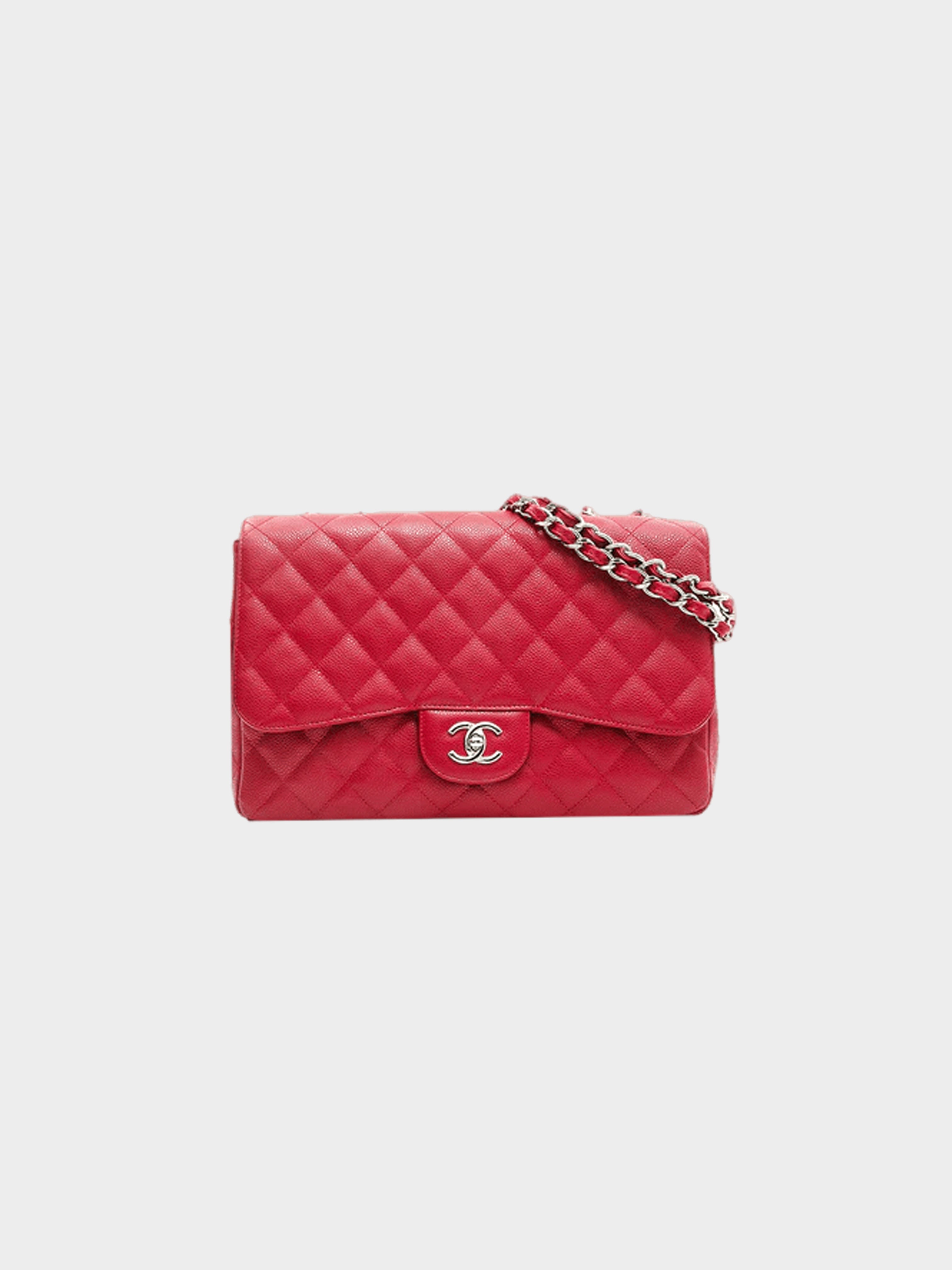 Chanel 2009 Red Classic Flap Bag