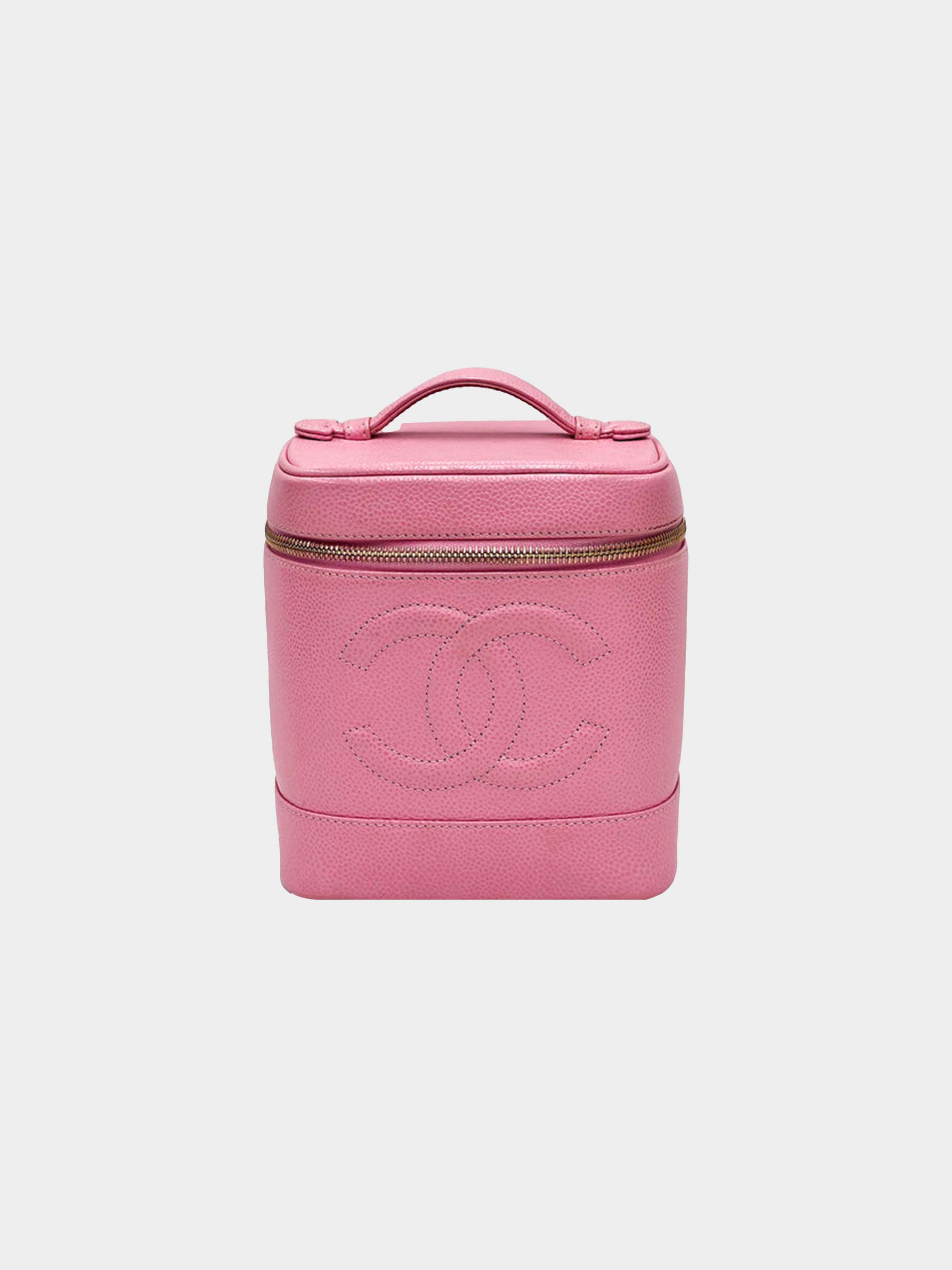 Chanel My Perfect CC Bucket Bag, Caviar, Iridescent Pink - Laulay