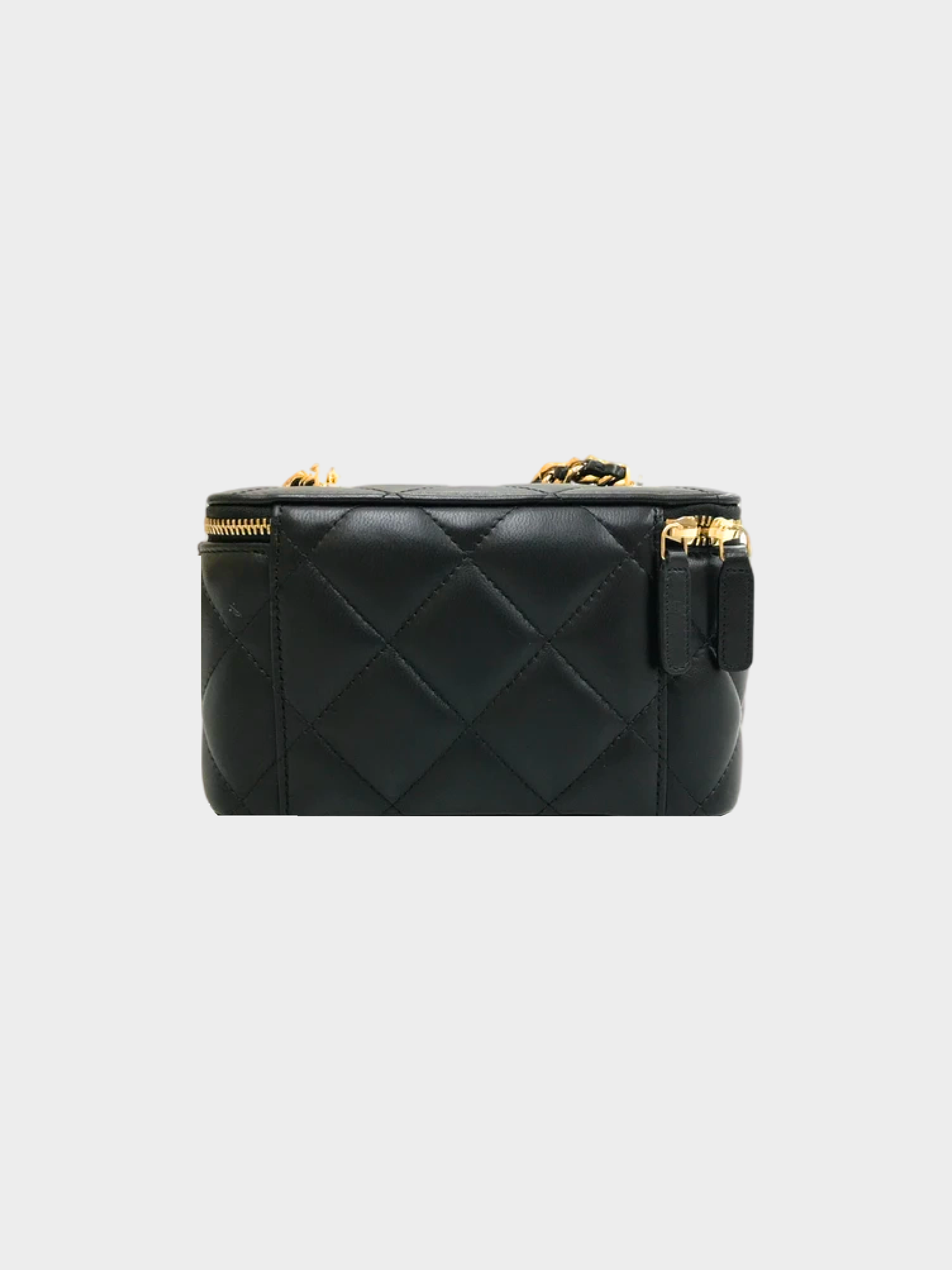 Chanel 2021 Vanity Matelasse Mark Chain Bag