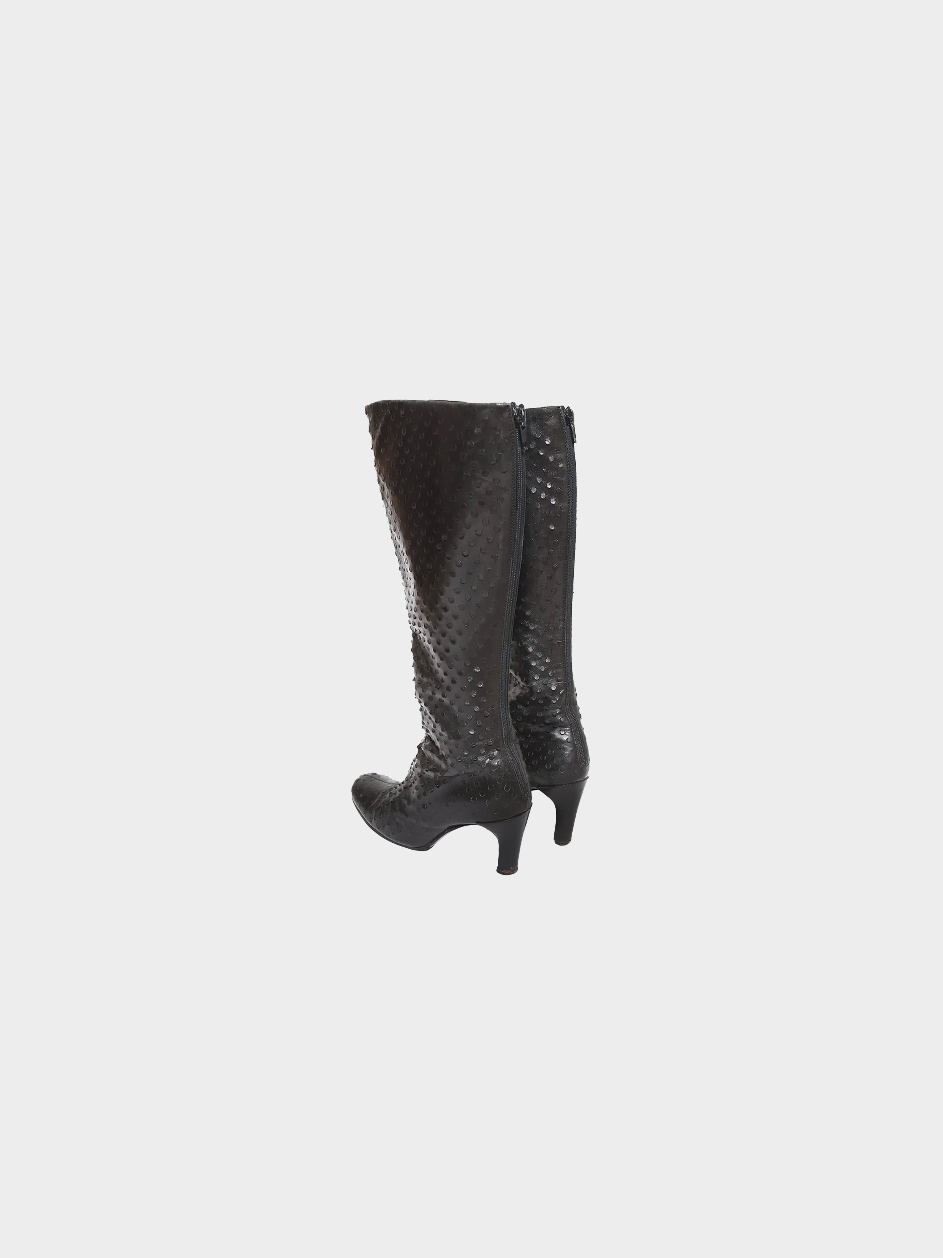 Helmut lang white on sale boots