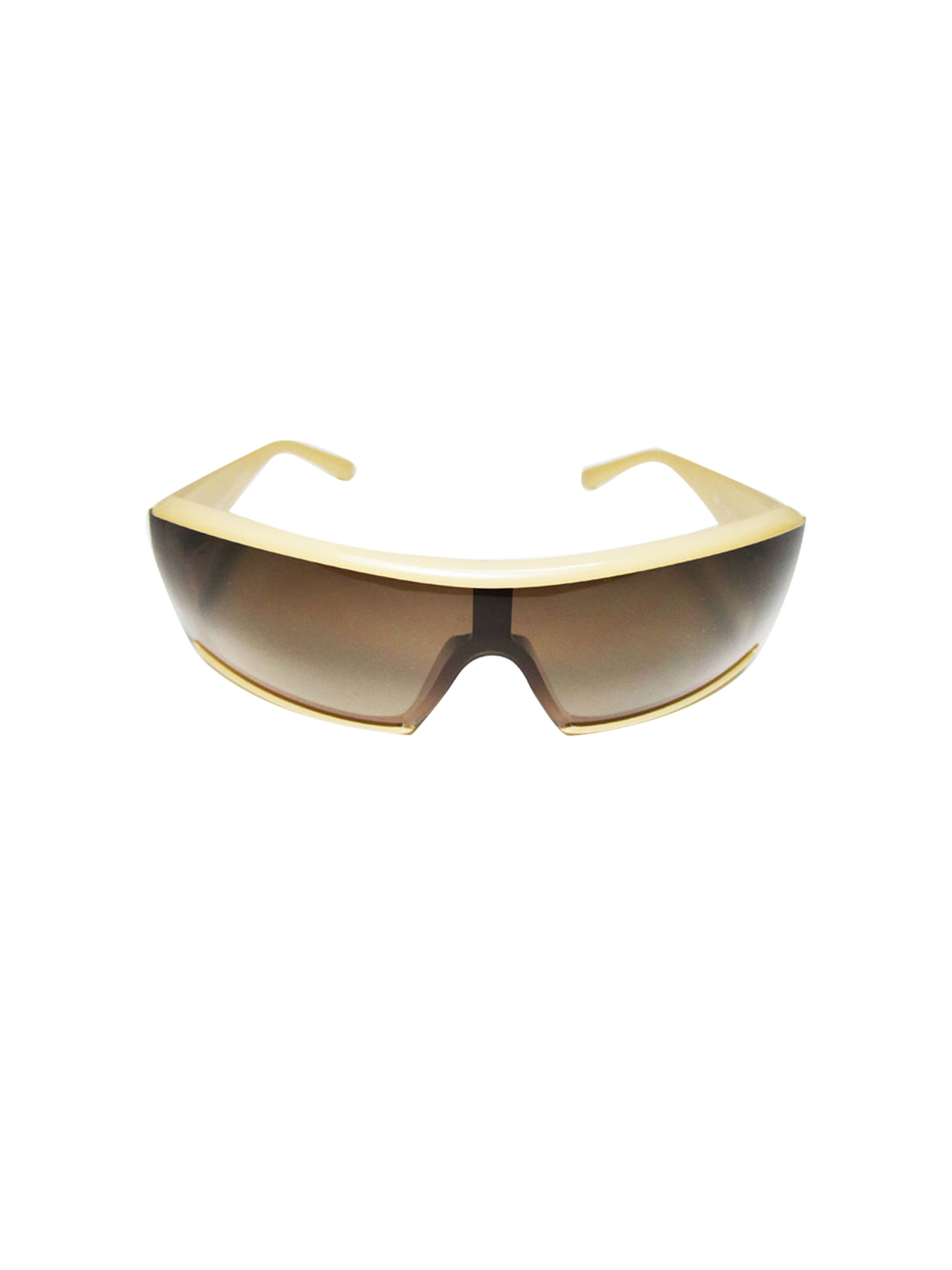 Chanel Cc Logo Beige Eyewear Sunglasses