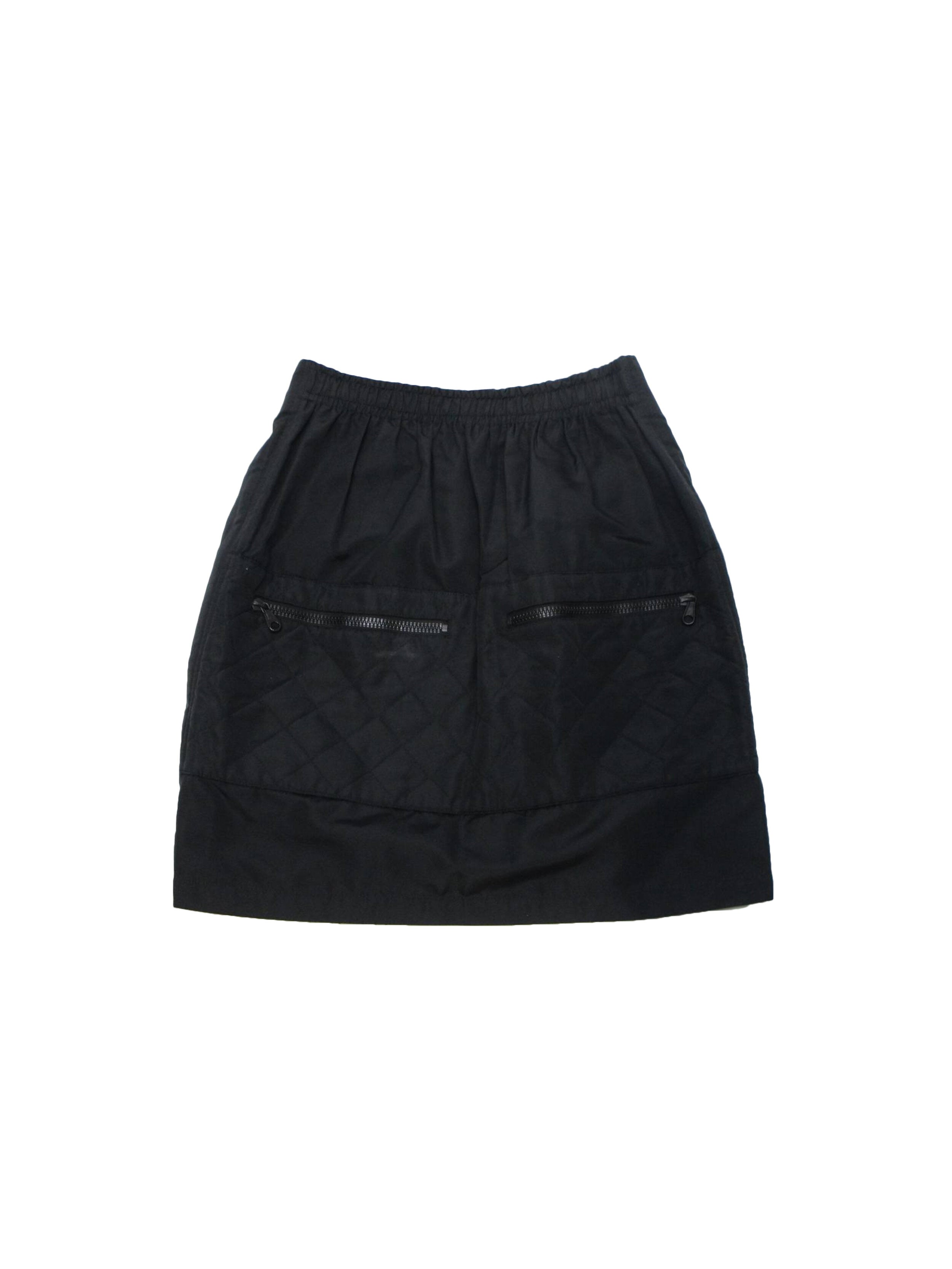 Chanel Rare Black 1994 Nylon Skirt