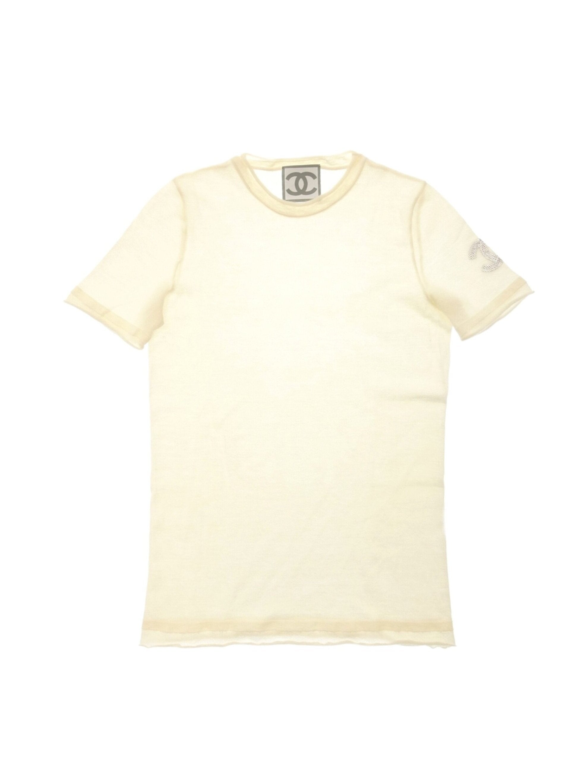 Chanel Sports Rare Sheer Cream Shirt · INTO