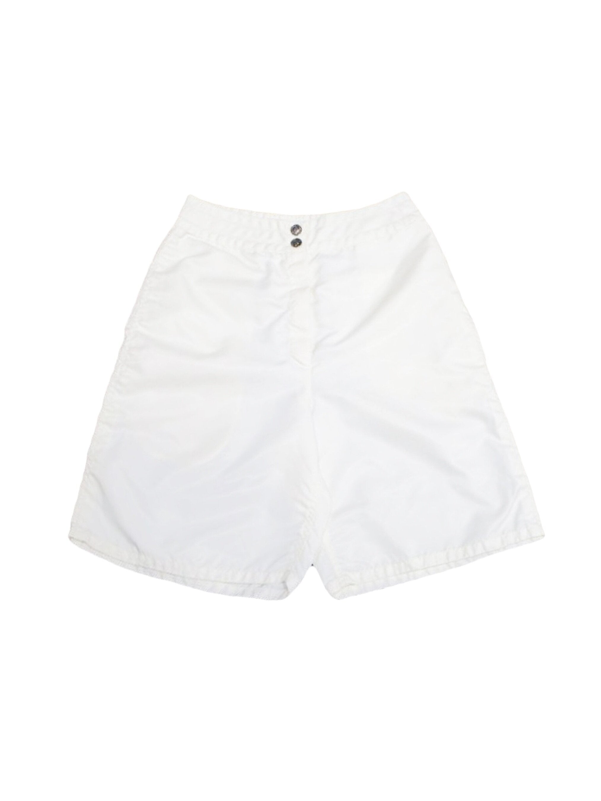 Chanel SS 1996 Rare White Cotton Shorts