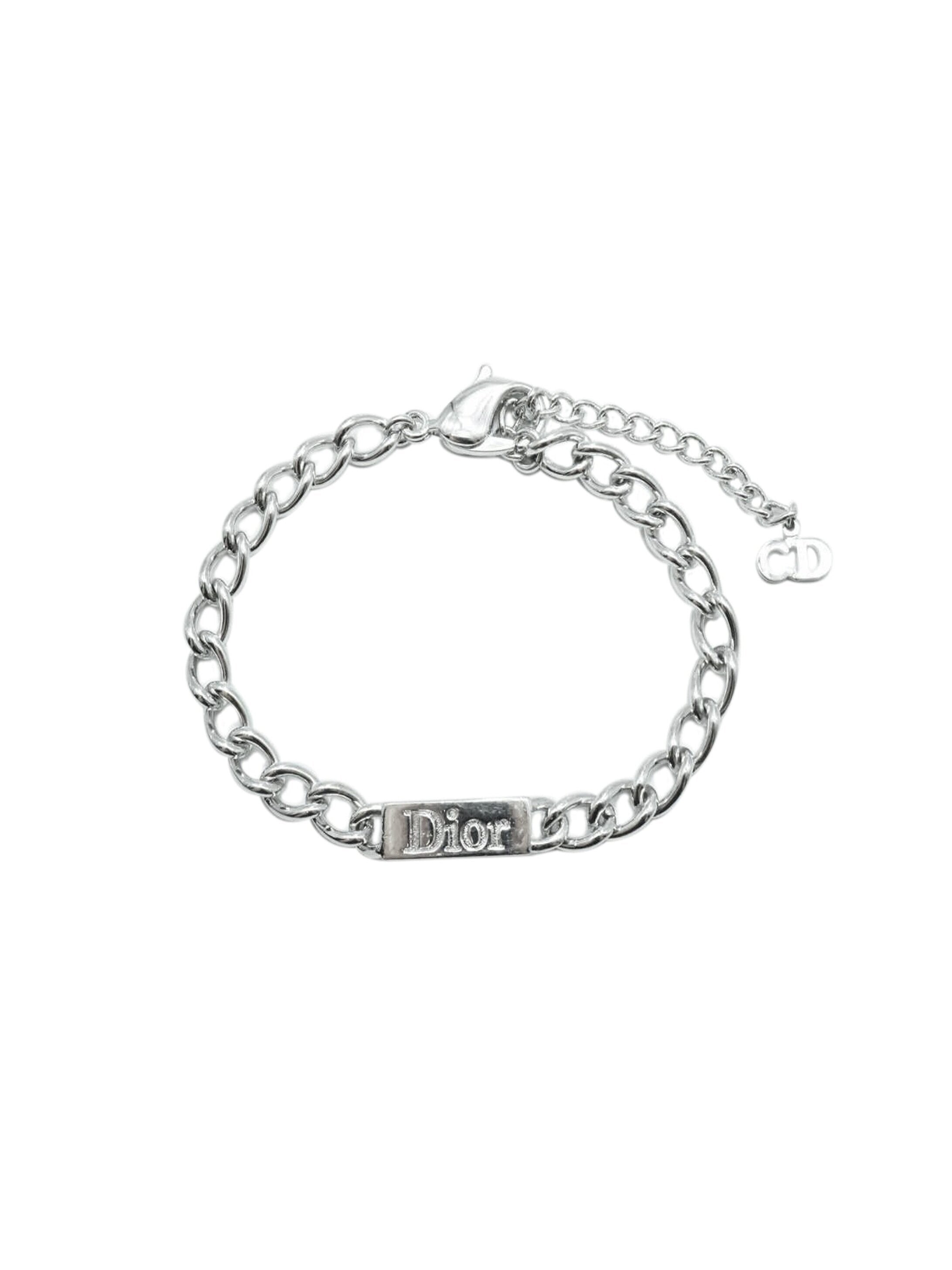 Christian Dior 2000s ID Tag Bracelet
