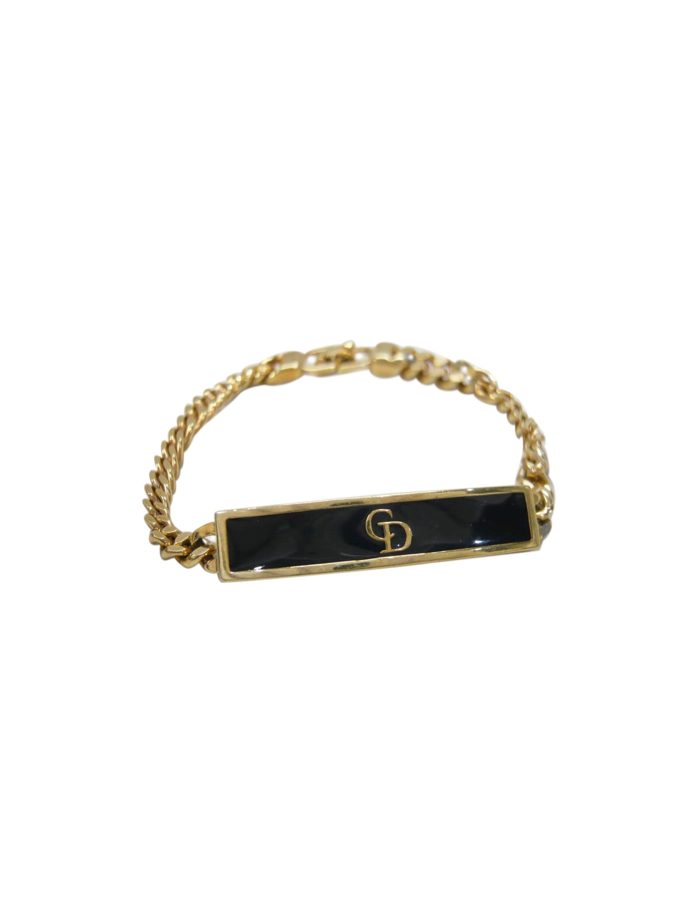 Christian Dior 2000s Gold Chunky Bracelet