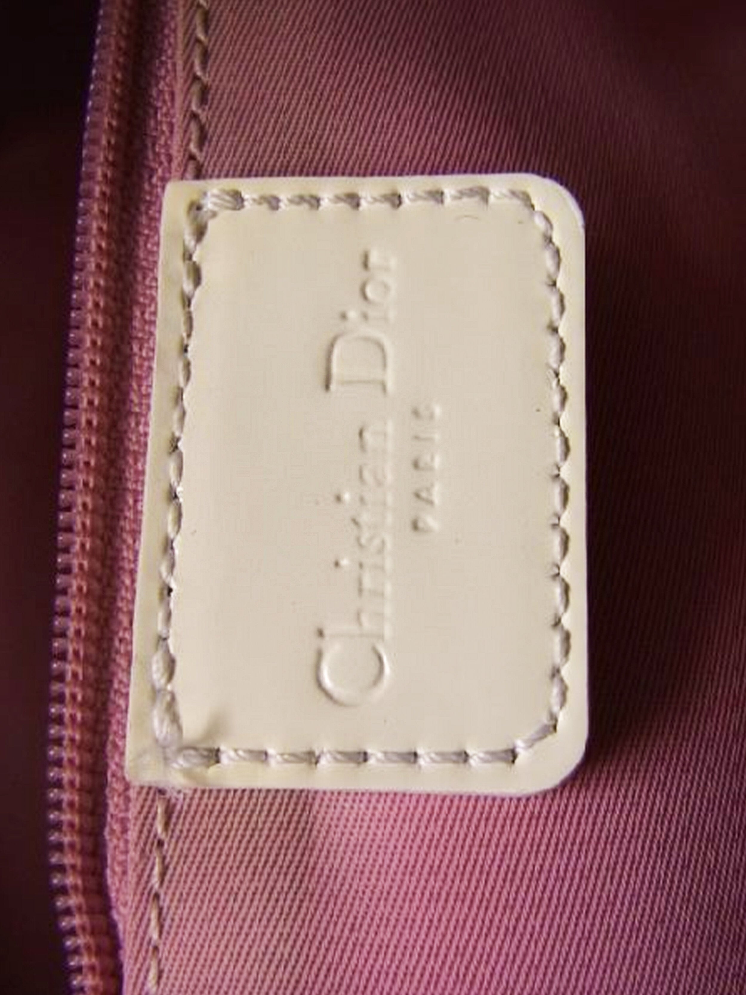 CHRISTIAN DIOR Pink Logo Monogram No 1 Oblique Crossover 