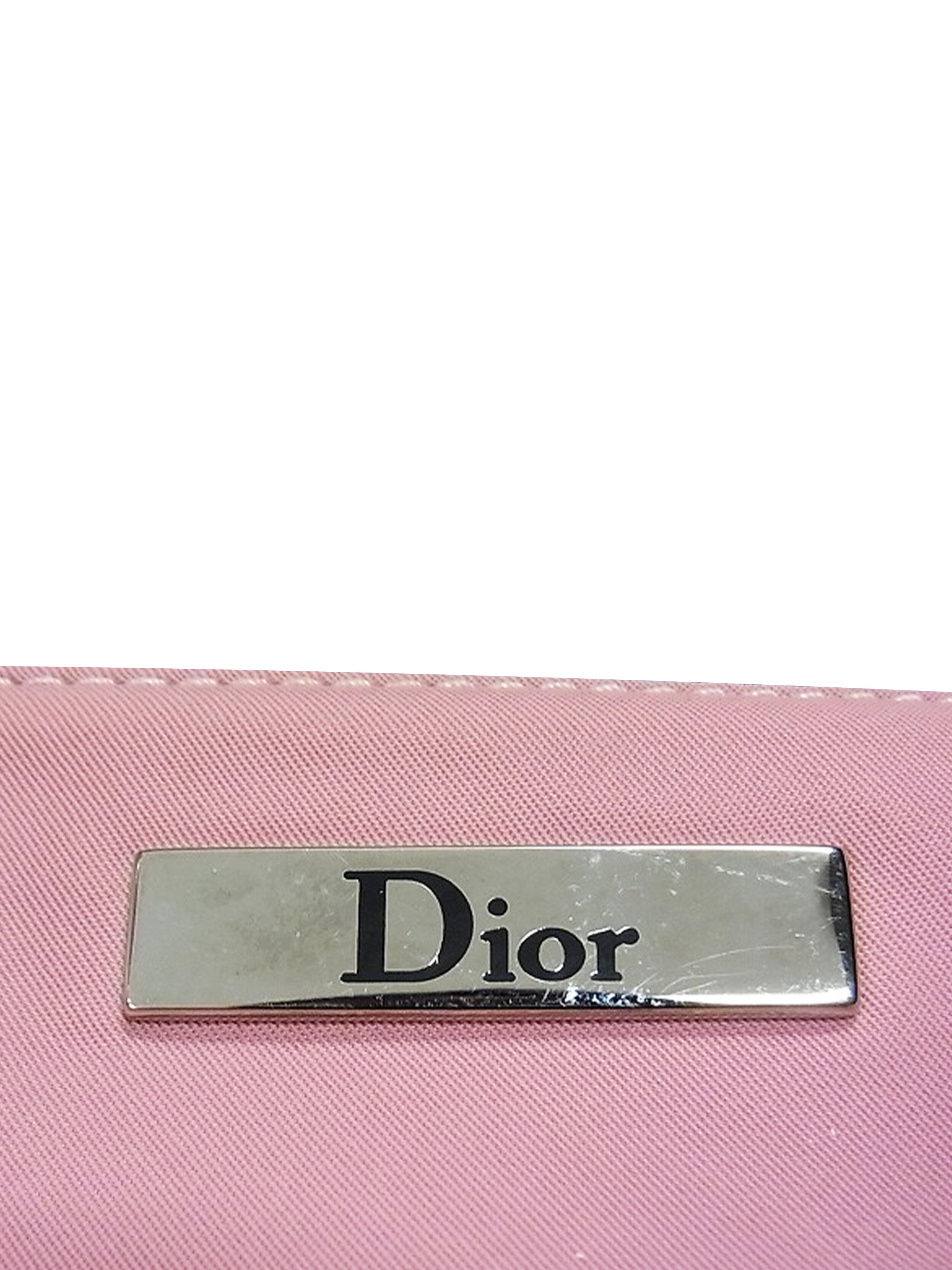 Christian Dior 2000s Rare Monogram Pink Vinyl Tote