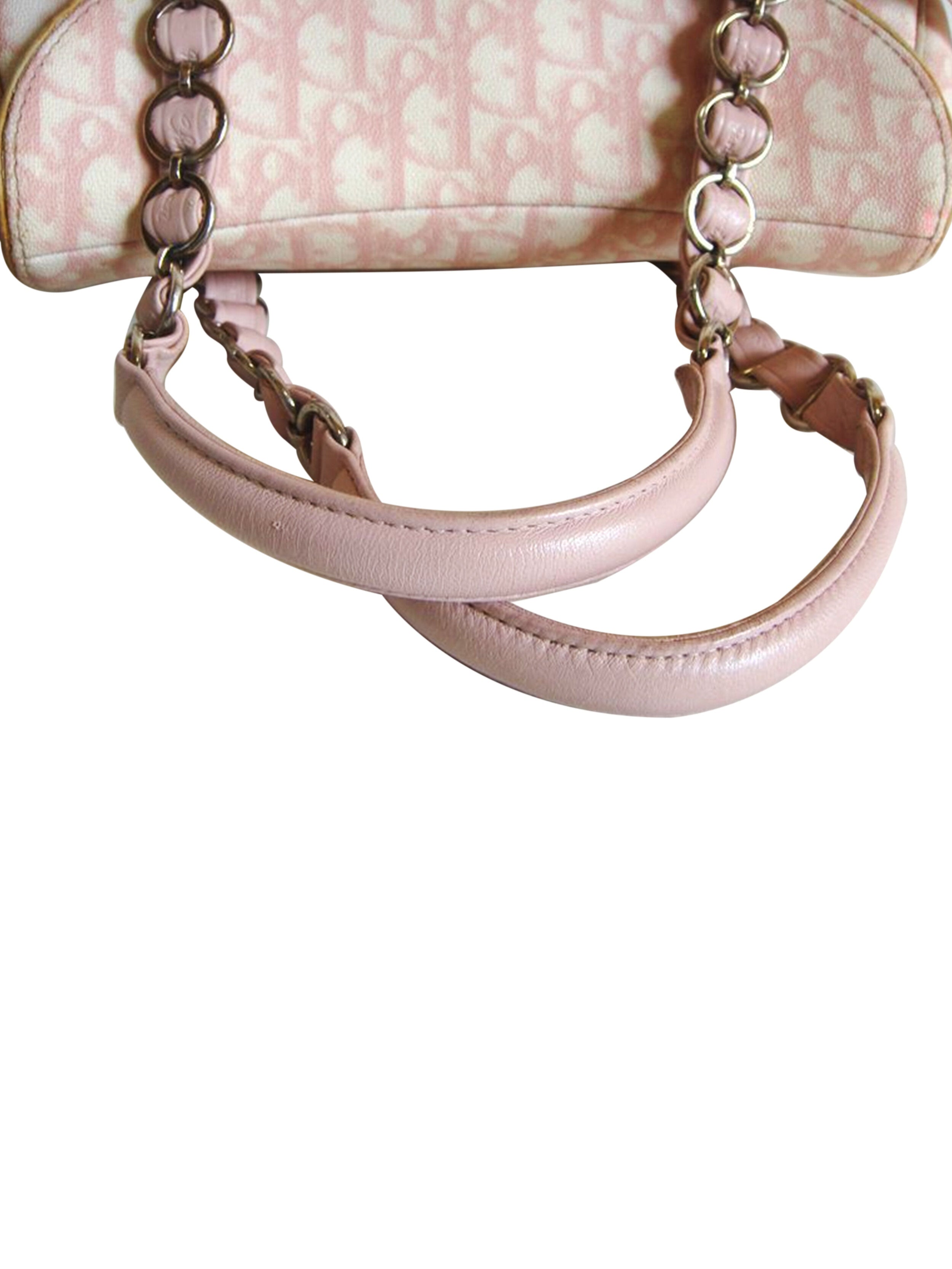 Christian Dior 2000s Pink Trotter Lock Boston Bag · INTO