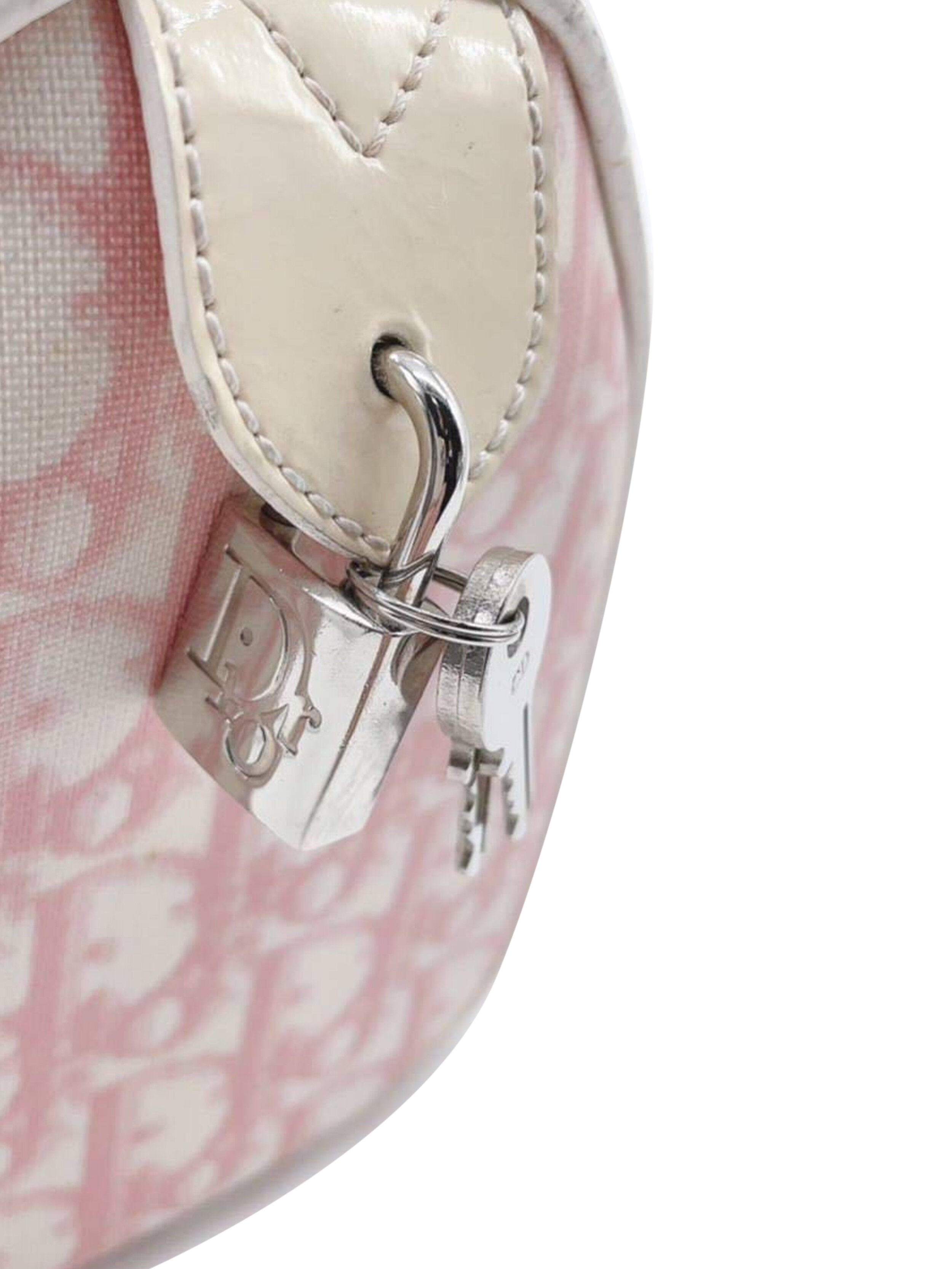 CHRISTIAN DIOR Pink Boston Girl Handbag