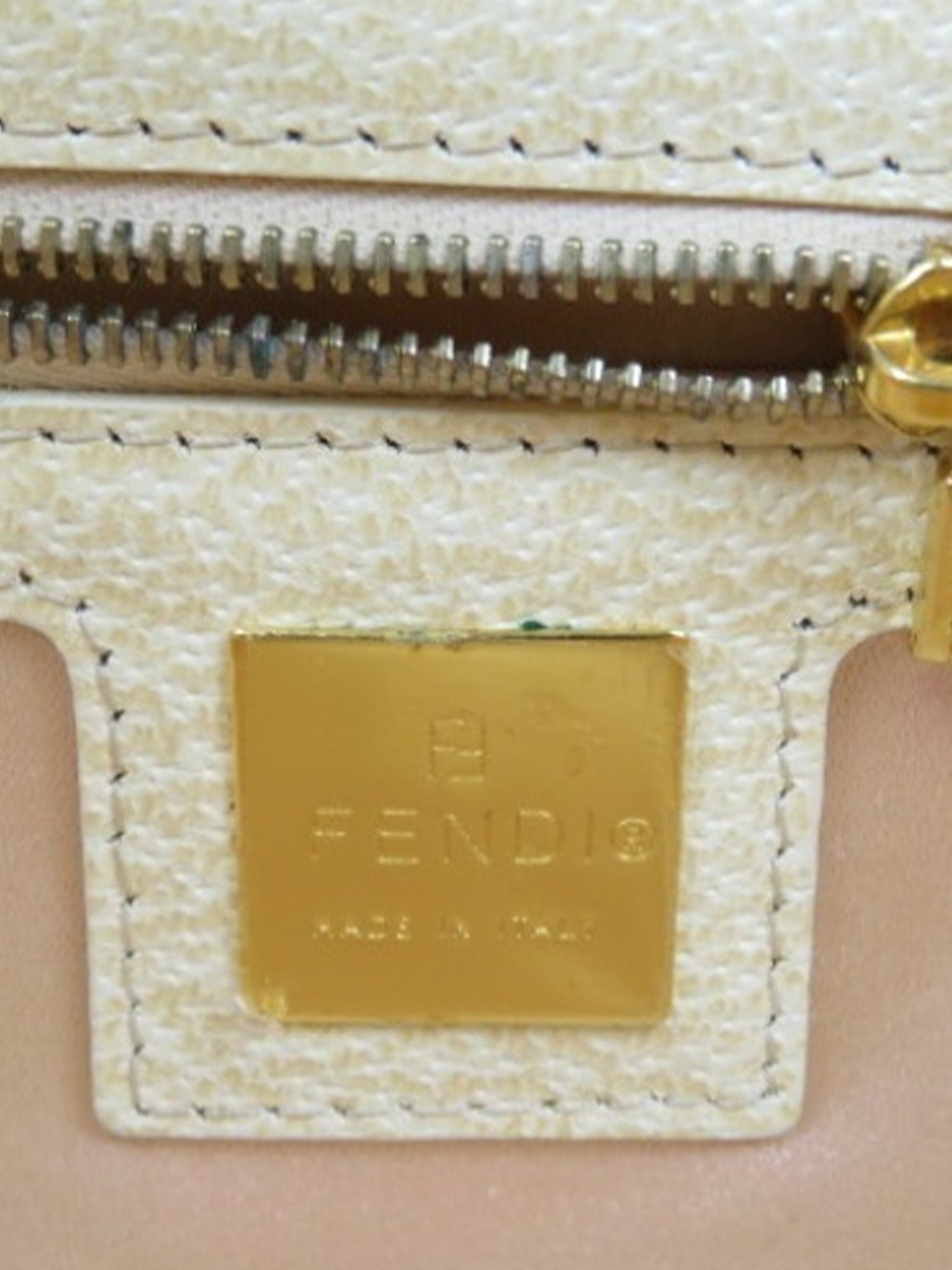 Vintage Fendi Flap Baguette Handbag ca. 2000