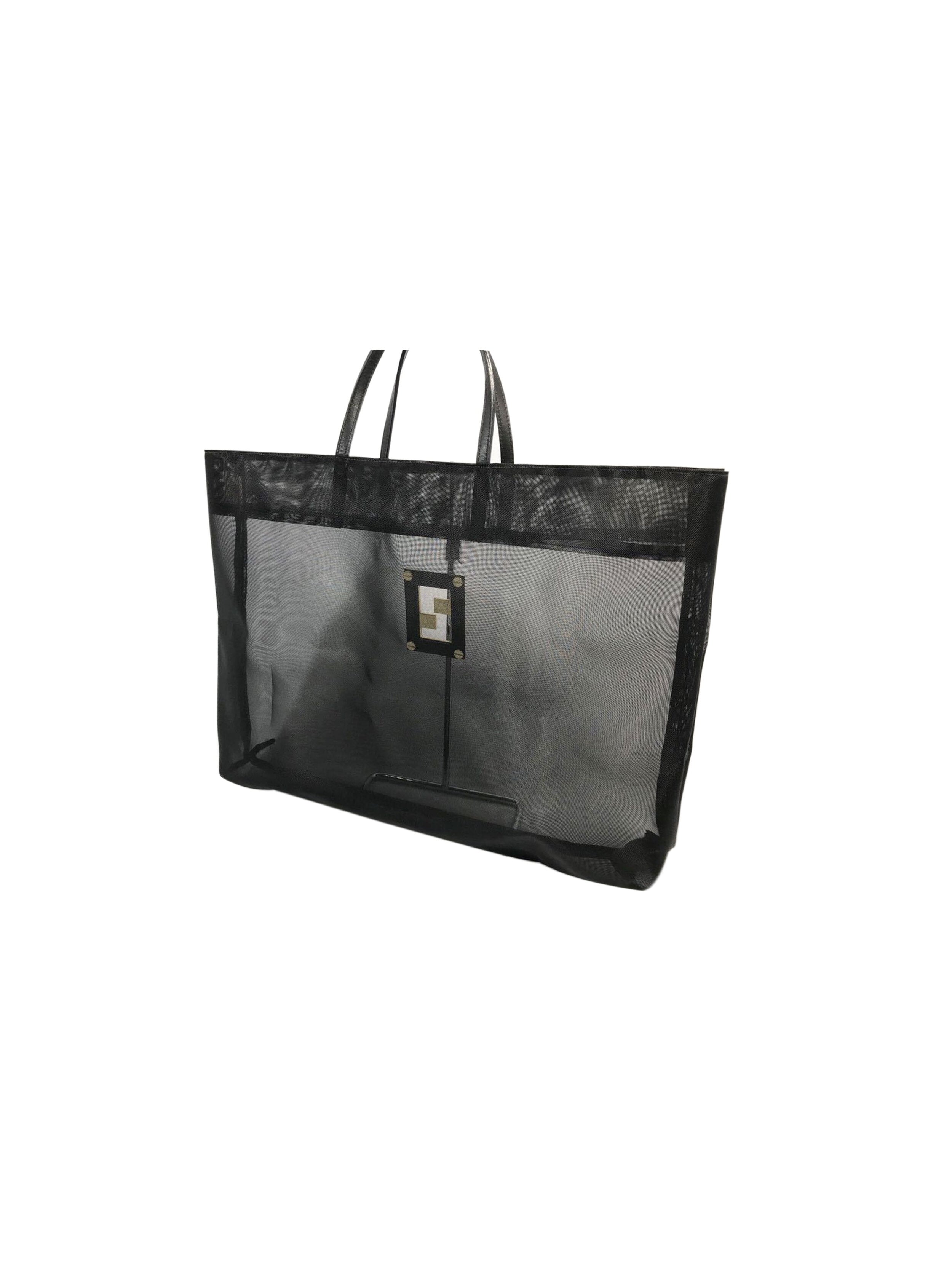 Fendi Black 2000s Sheer Nylon Tote · INTO