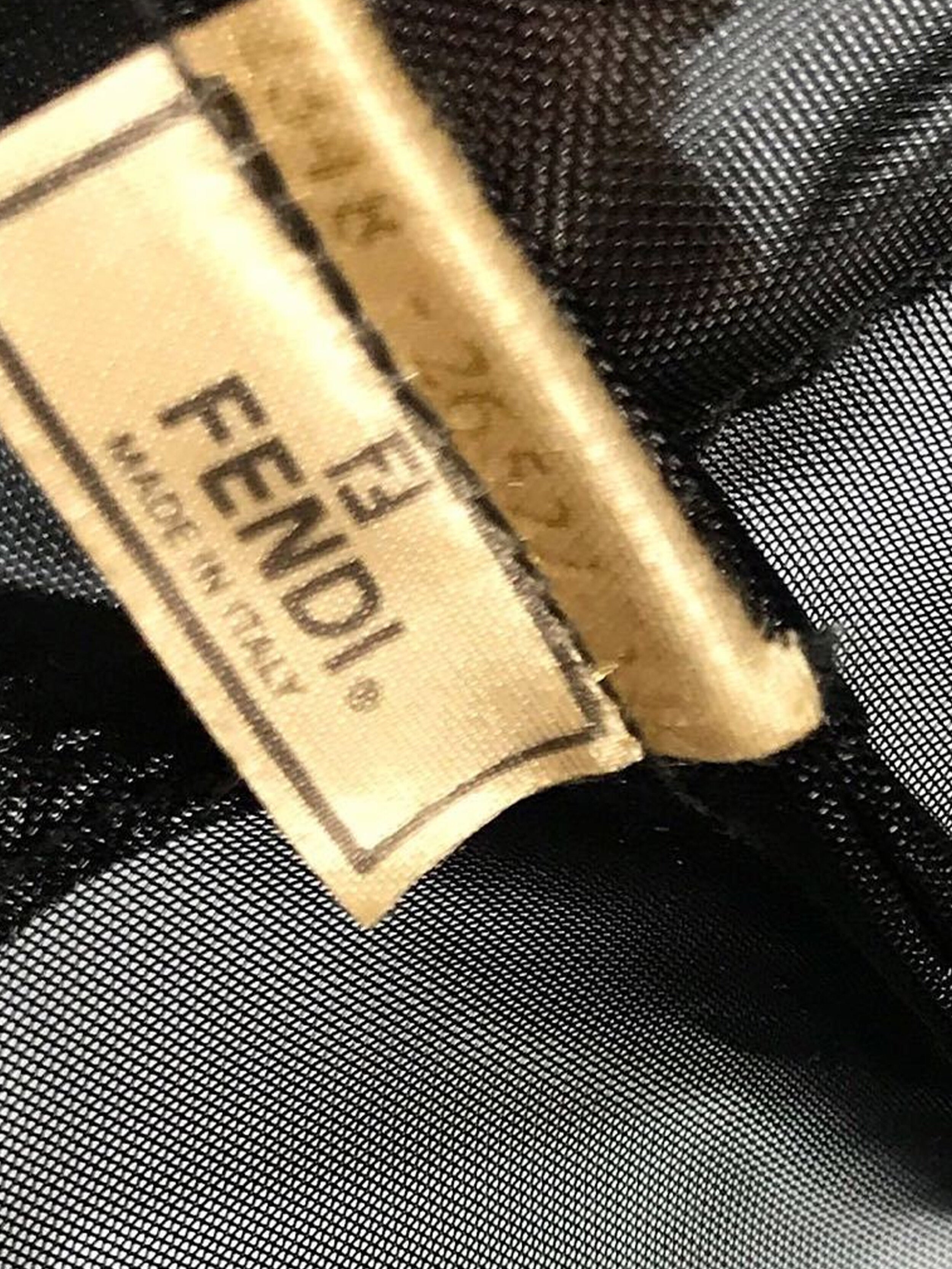 Fendi Black 2000s Sheer Nylon Tote