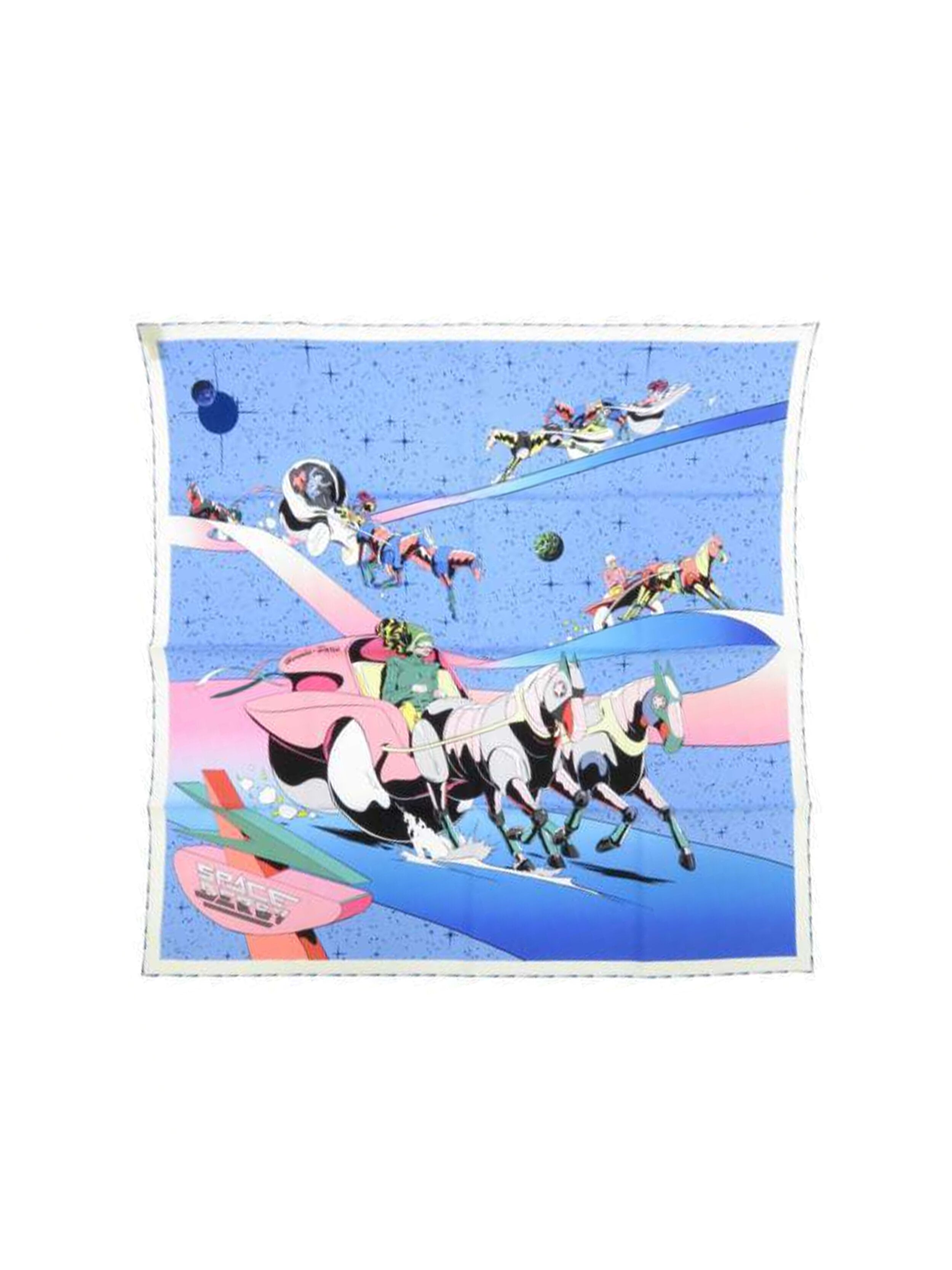 Hermès 2021 Silk Space Derby Scarf