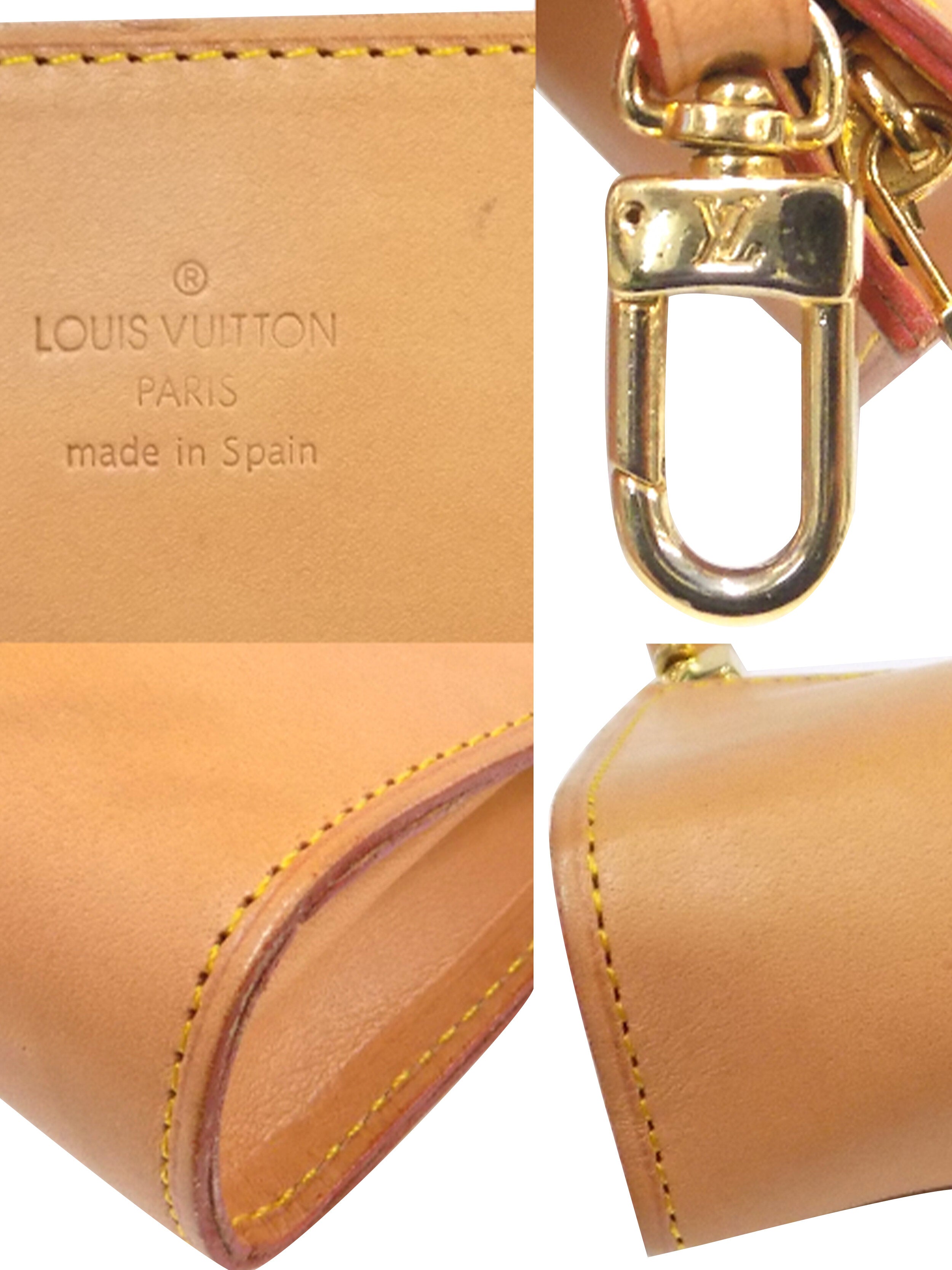 Louis Vuitton 2000s Rare Beige Nomade Pochette Bag · INTO