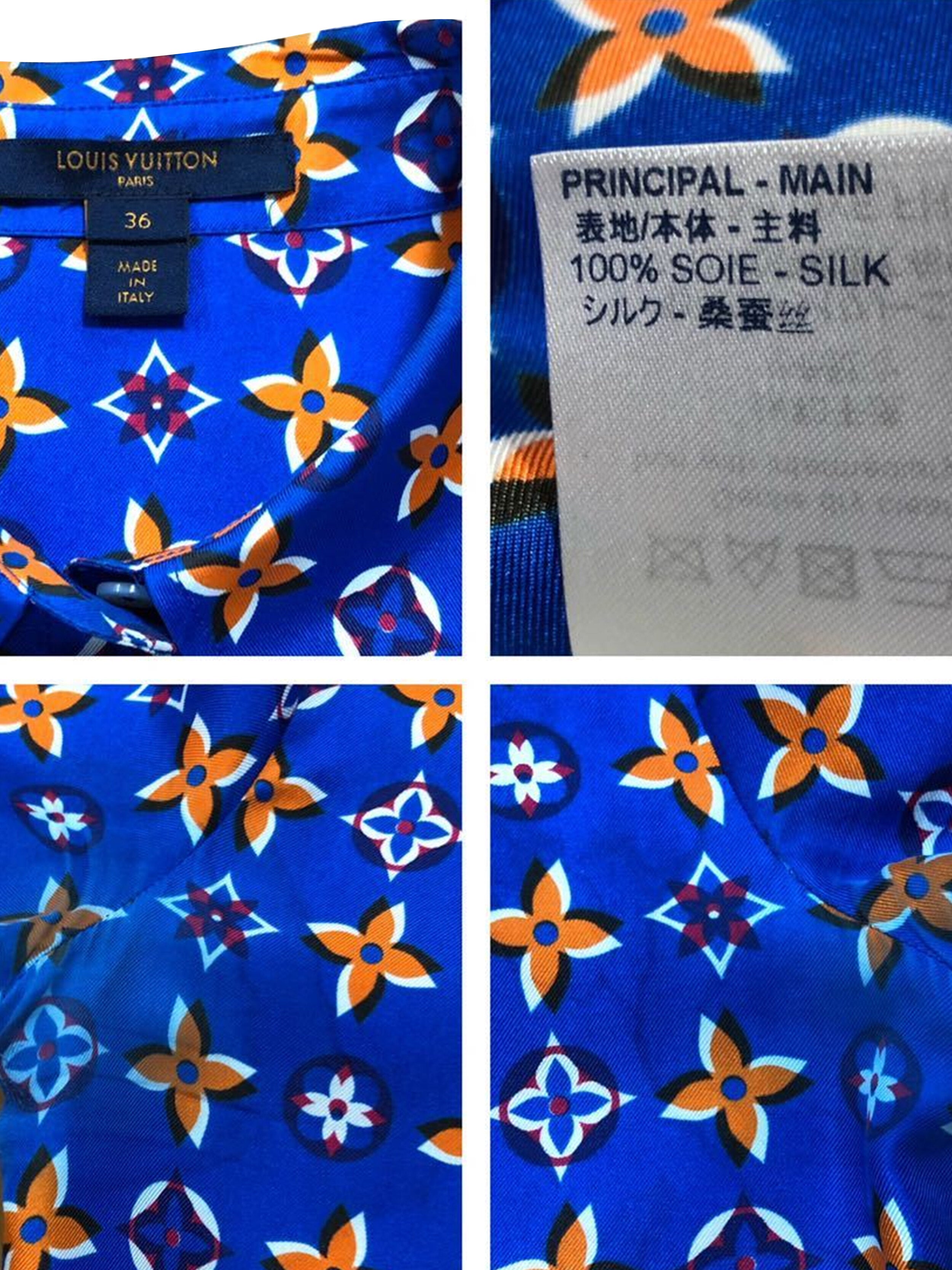 Louis Vuitton Silk Monogram Shirt