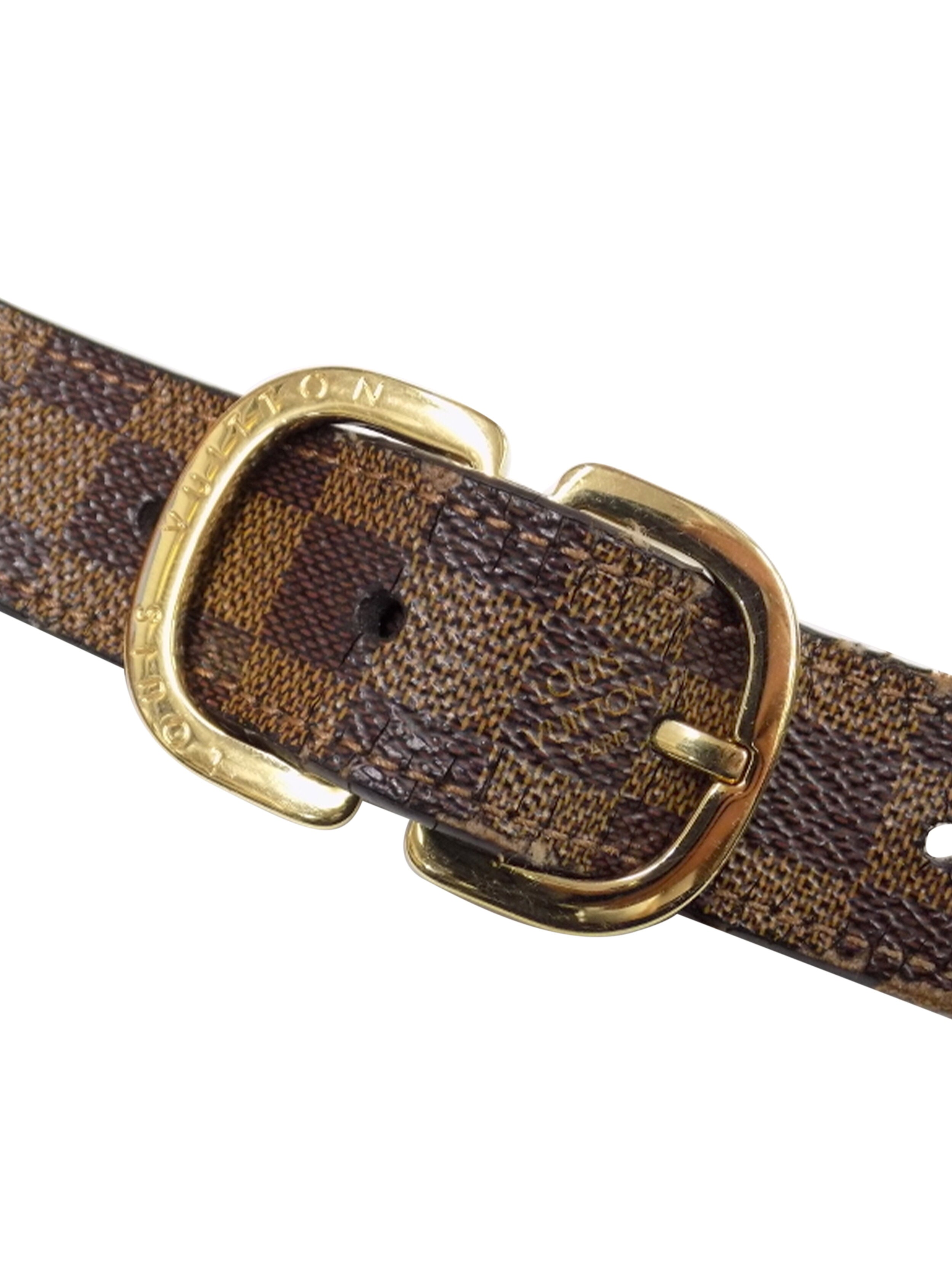 LV Square Belt (Brown)