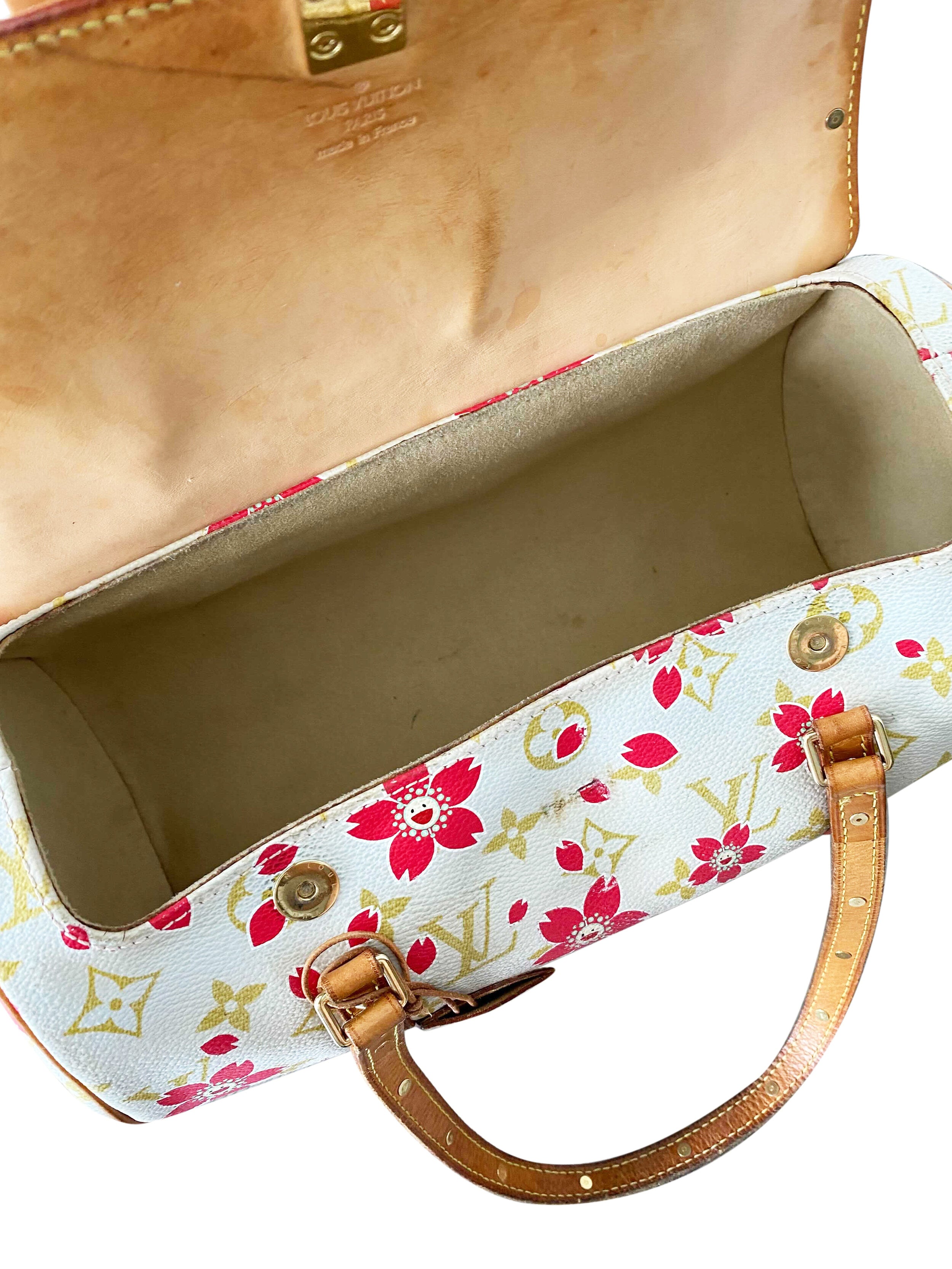 Louis Vuitton Brown, Pattern Print x Takashi Murakami Monogram Cherry Blossom Papillon 30 26