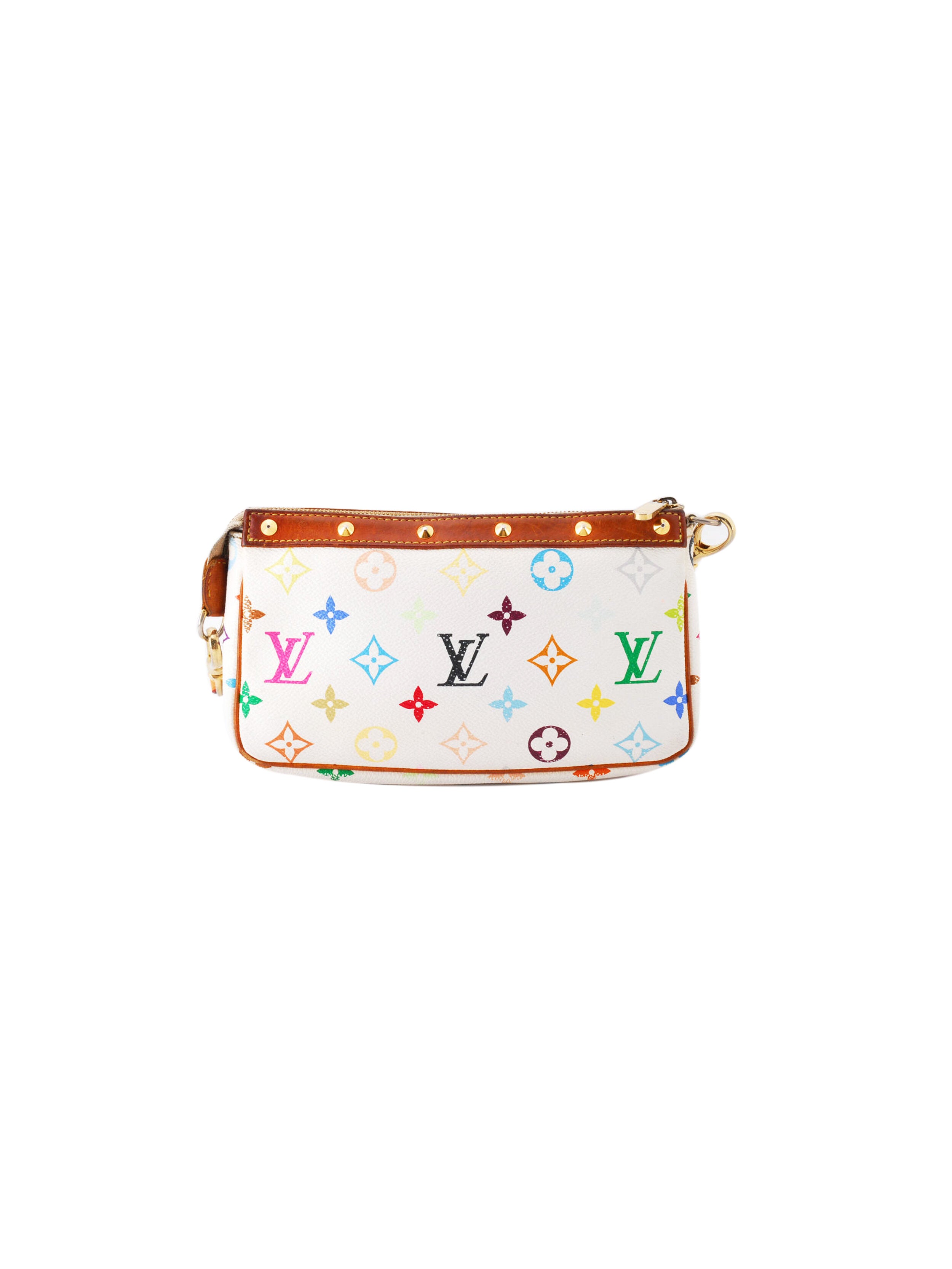 Louis Vuitton 2003 Murakami Pochette White Crossbody