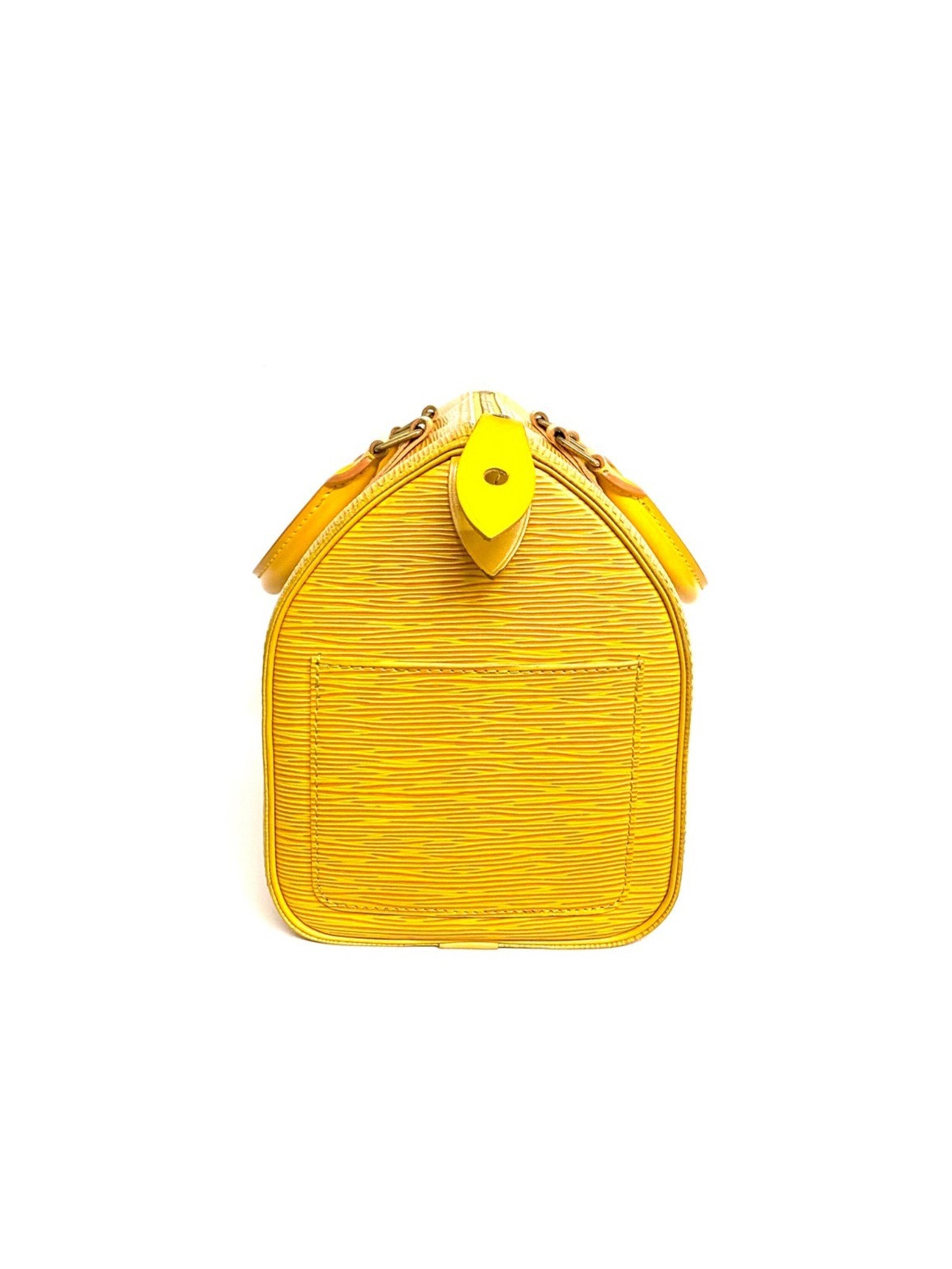 Louis Vuitton 2001 Speedy 25 Yellow Epi M4301A – AMORE Vintage Tokyo