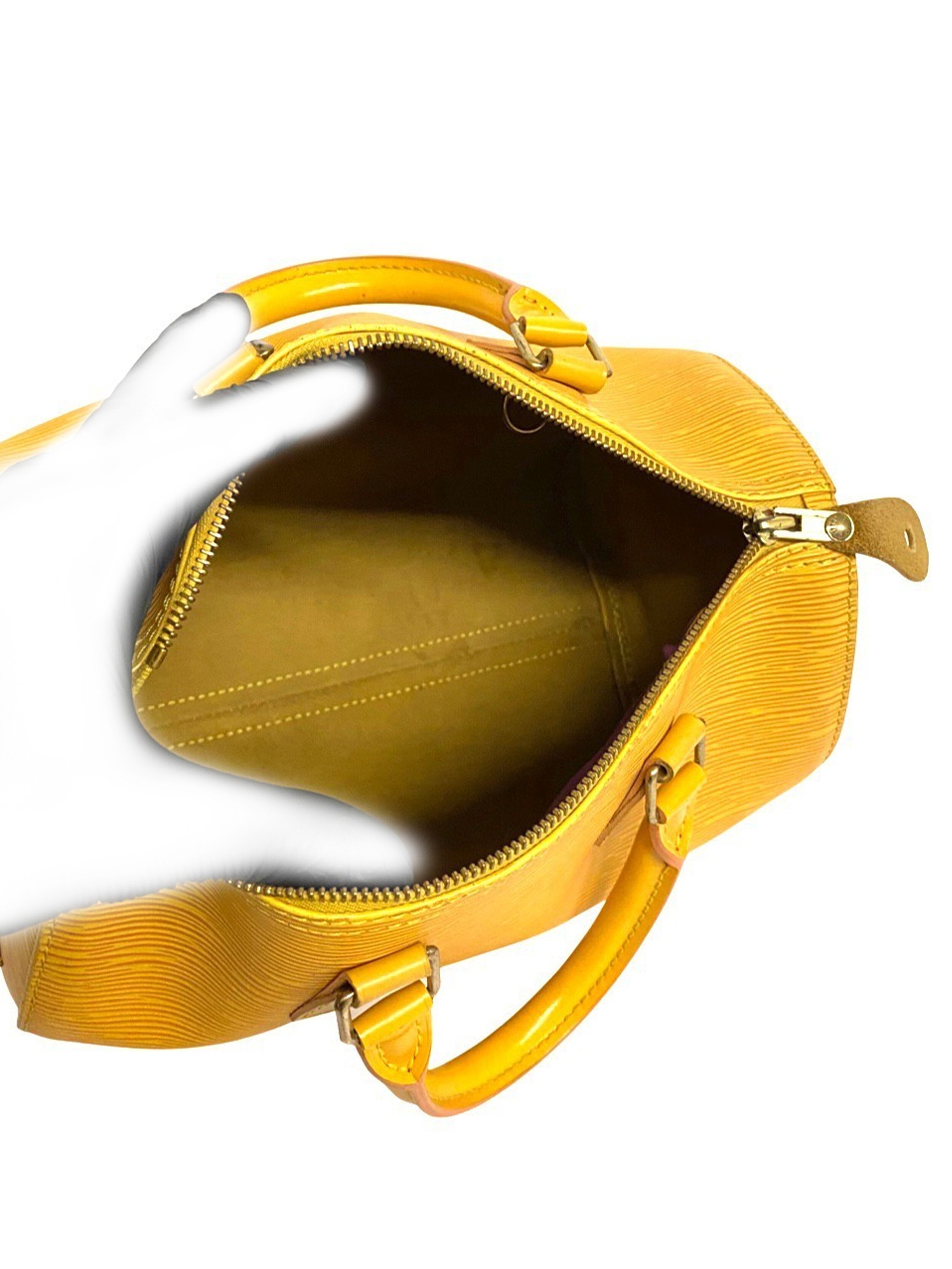 Louis Vuitton Vintage - Epi Speedy 25 Bag - Yellow - Leather Handbag -  Luxury High Quality - Avvenice