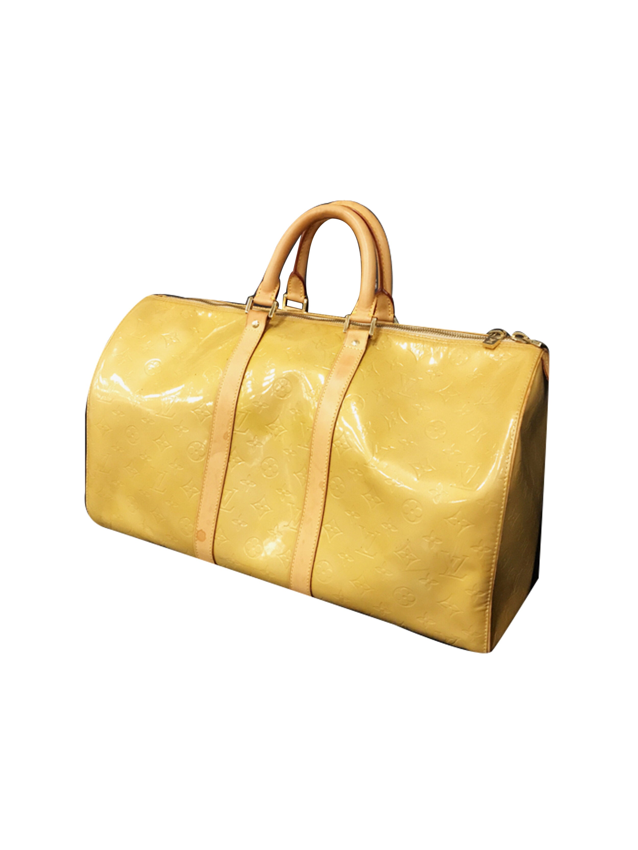 Louis Vuitton Yellow Duffle Bag