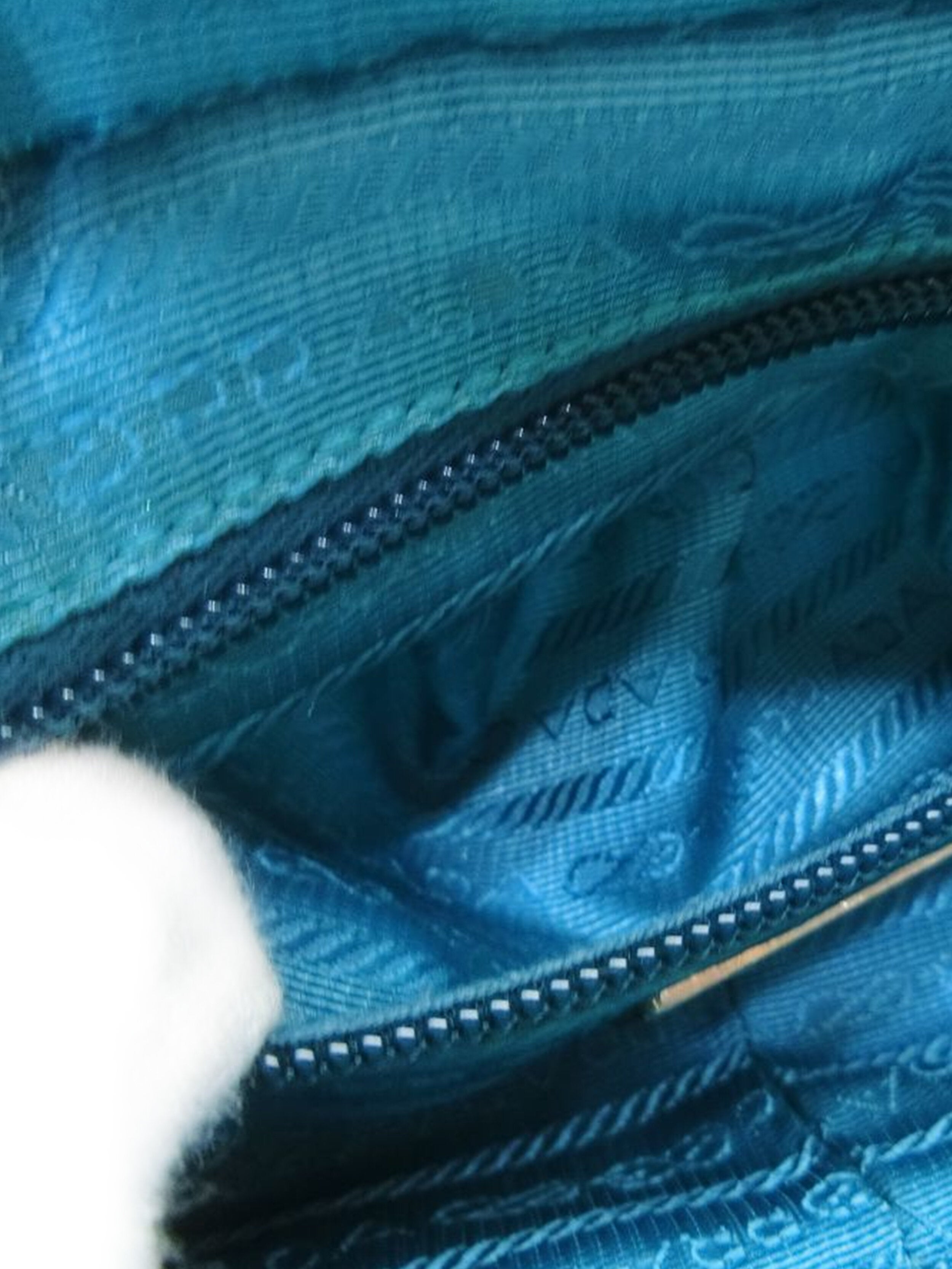 Prada 2000s Rare Blue Nylon Crossbody Bag · INTO