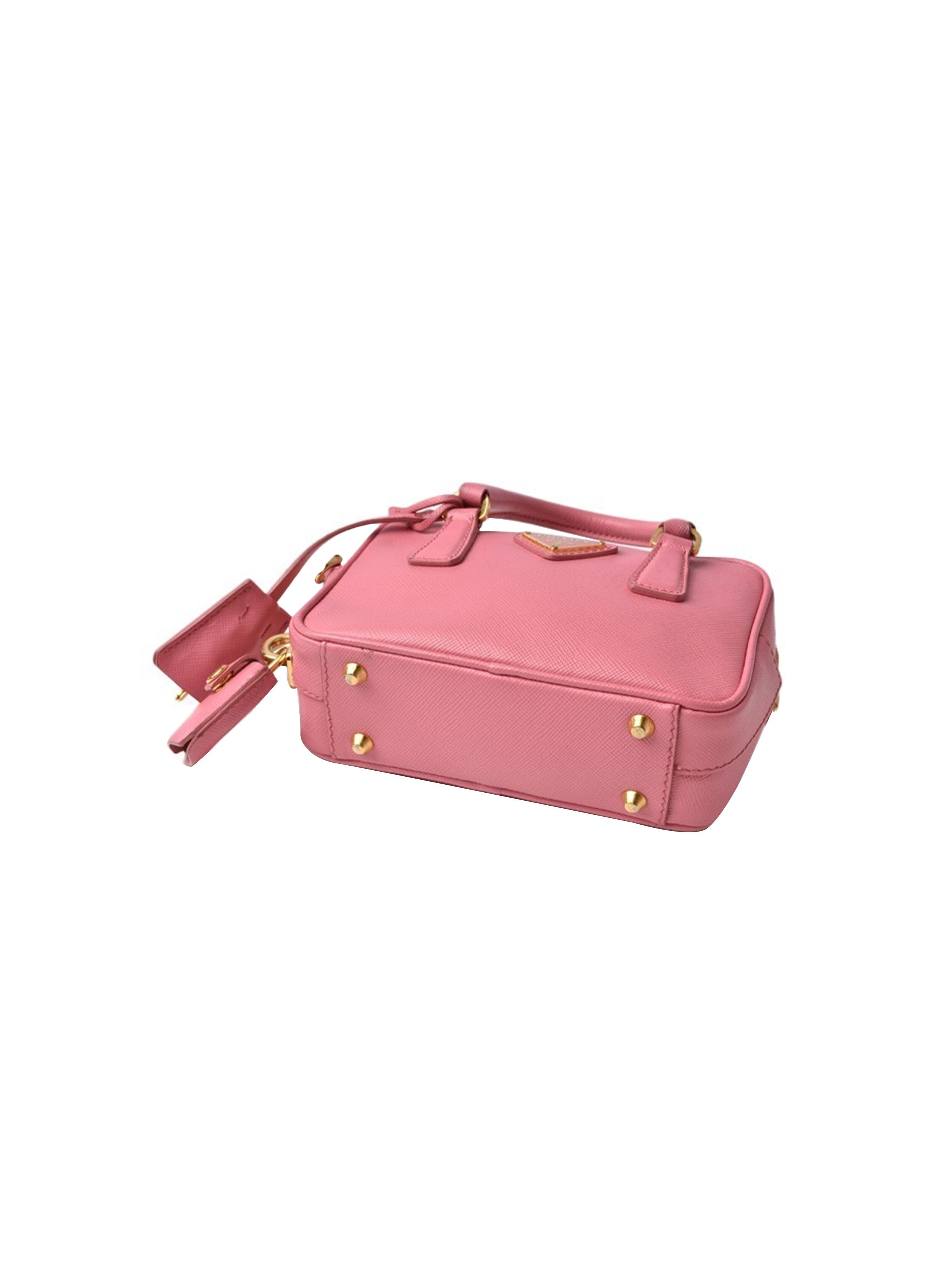 Prada mini padded leather shoulder bag - Pink